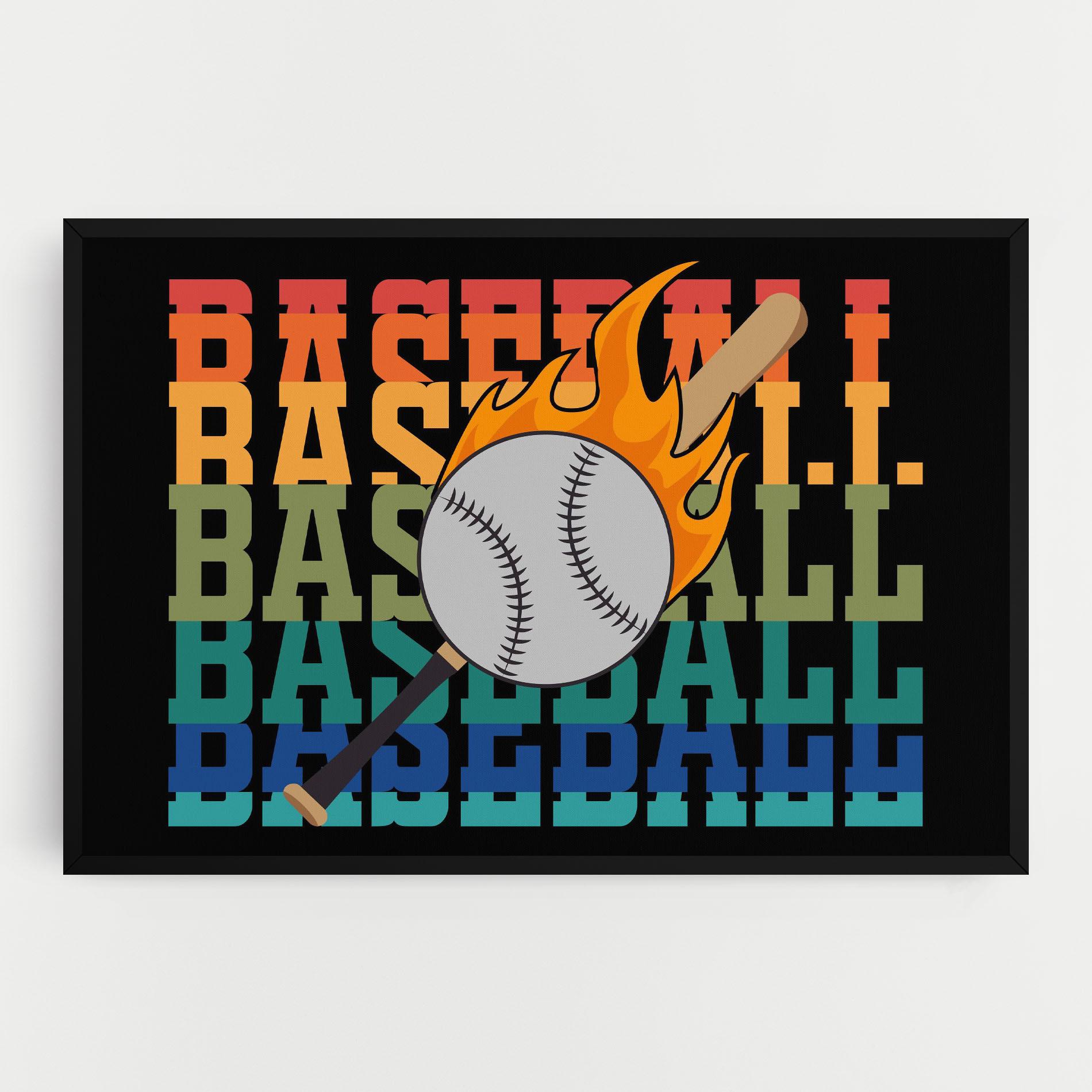Vászonkép Baseball Color mockup 0