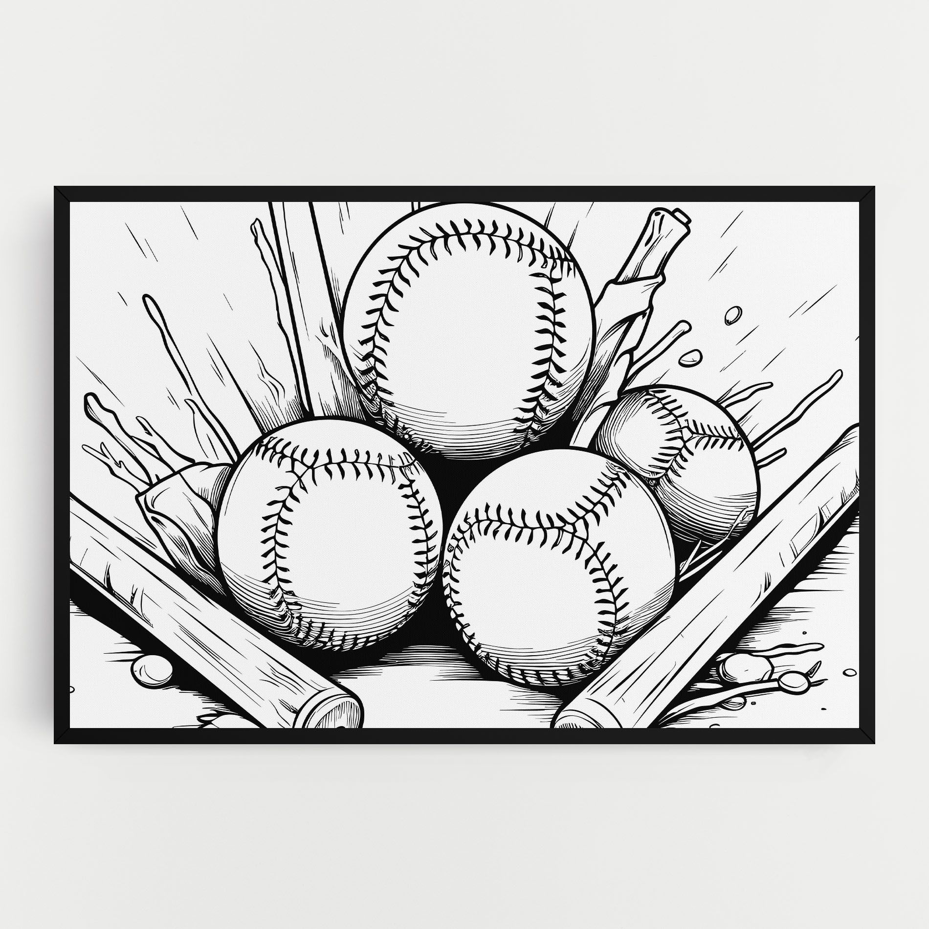 Big Baseball Ball mockup 0