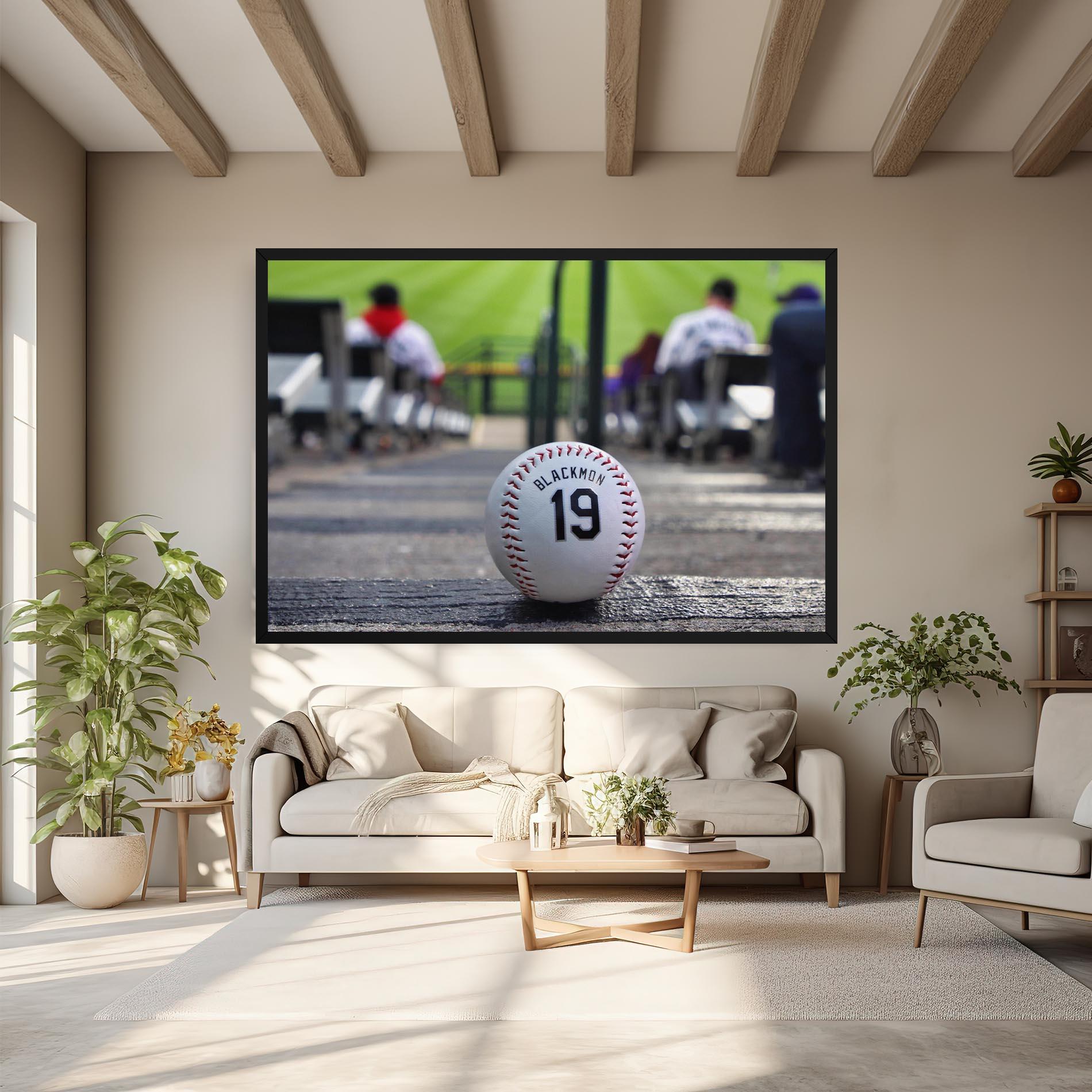 Vászonkép Baseball Nr 19 mockup 6