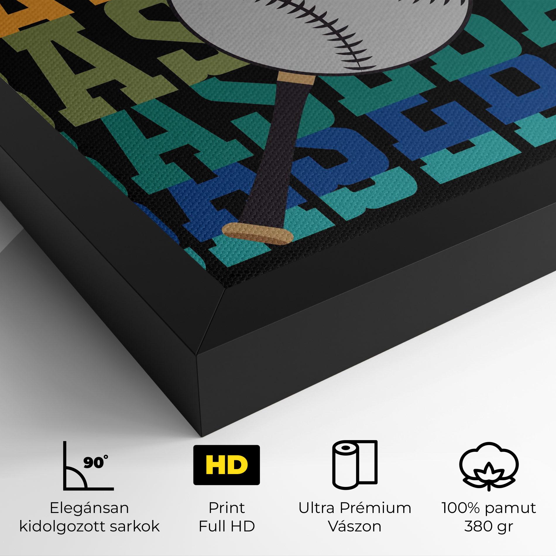 Vászonkép Baseball Color mockup 4