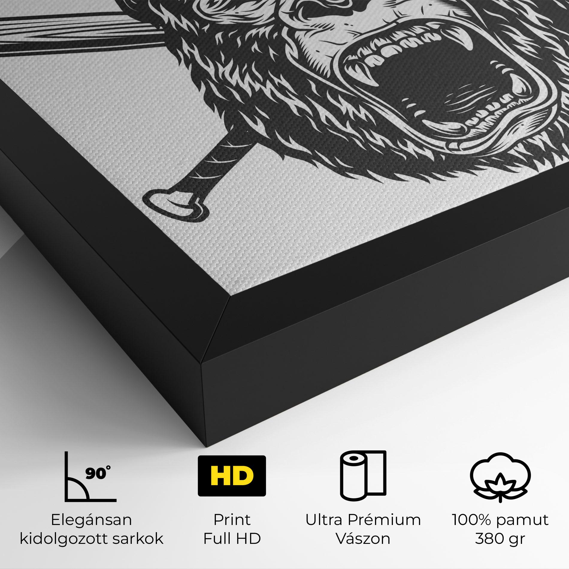 Vászonkép Baseball Gorilla mockup 4