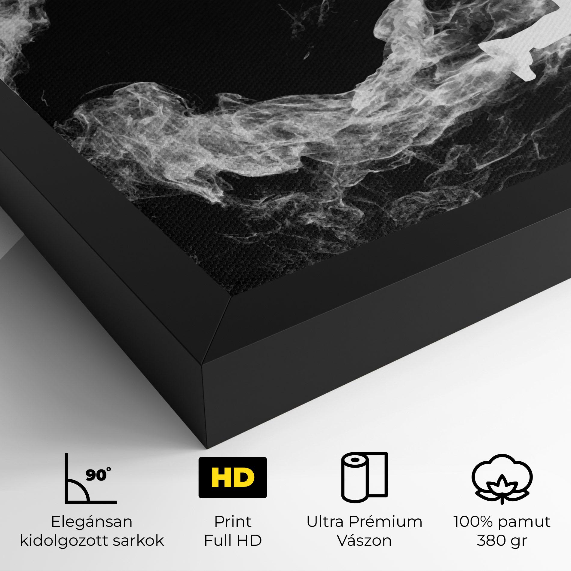 Vászonkép Baseball Smoke mockup 4