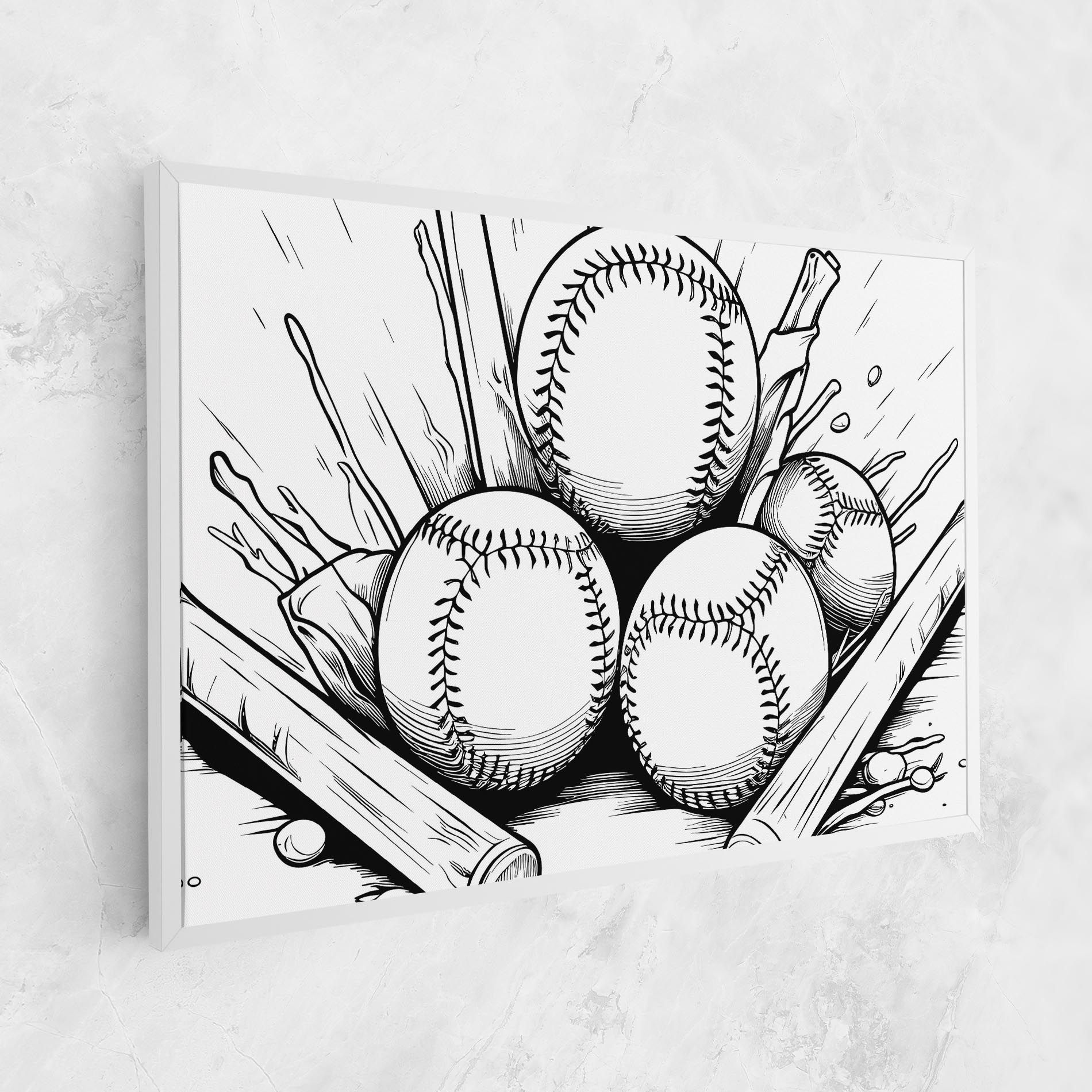 Big Baseball Ball mockup 1