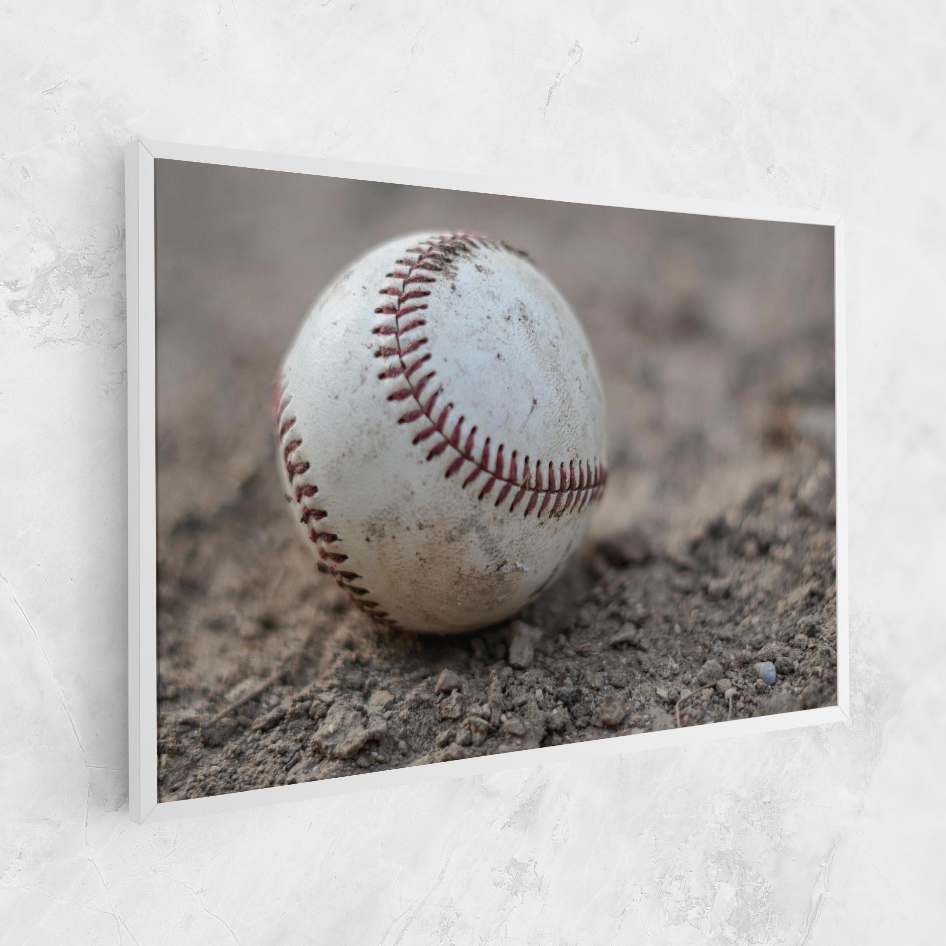 Vászonkép Dusty Baseball Ball mockup 1