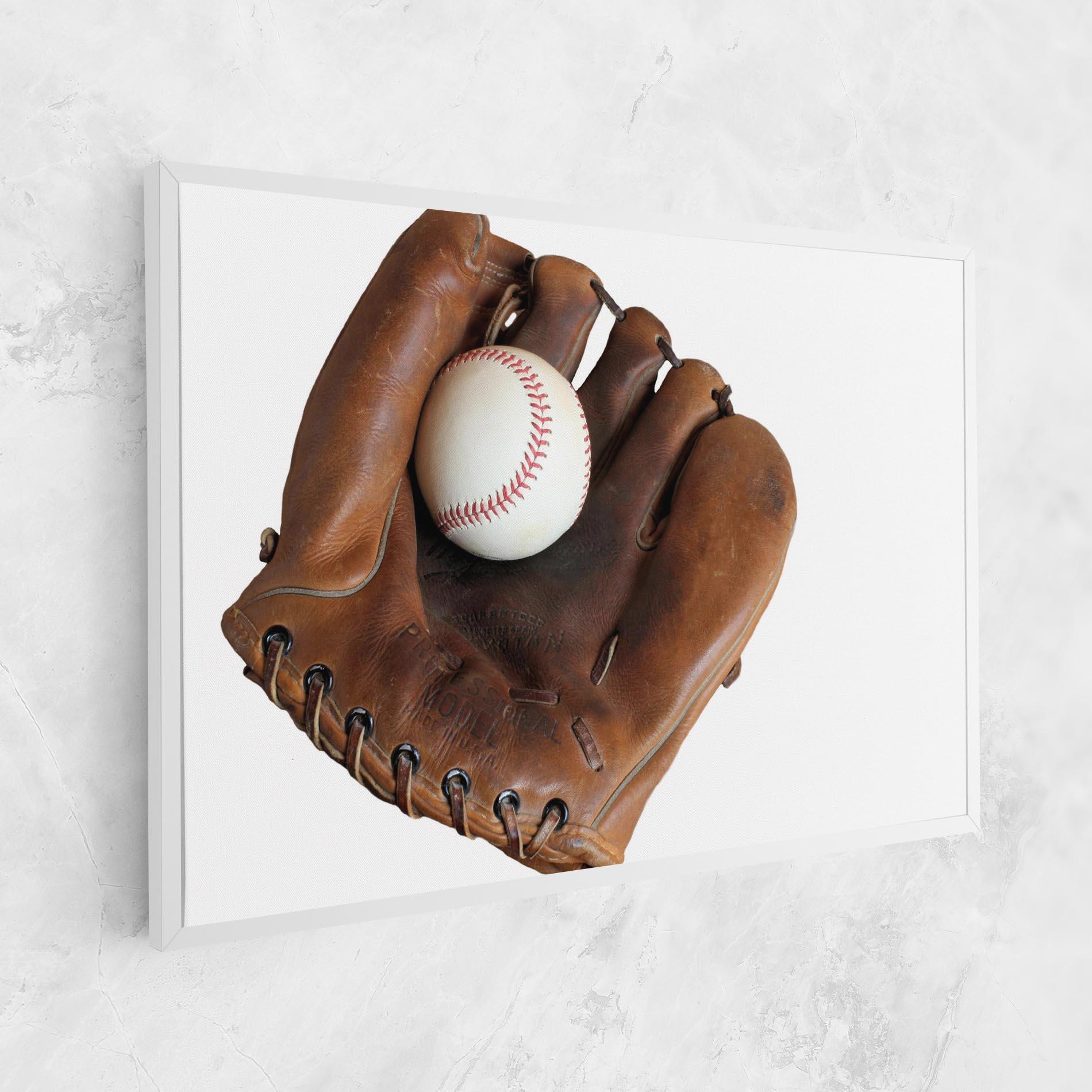 Vászonkép Holding Baseball Ball mockup 1