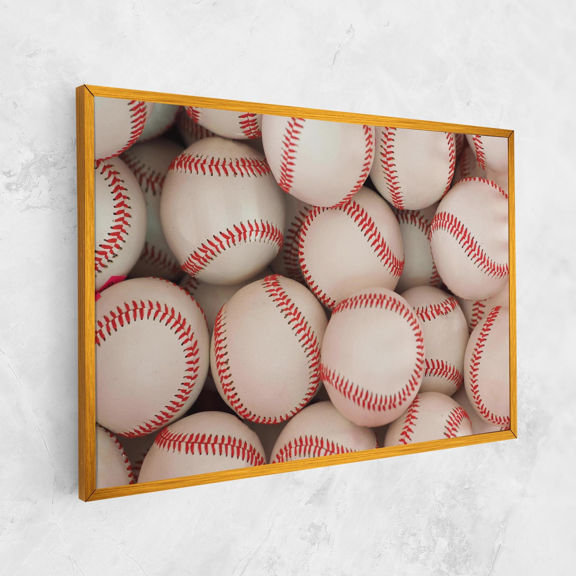 Vászonkép Baseball Balls Stack mockup 1