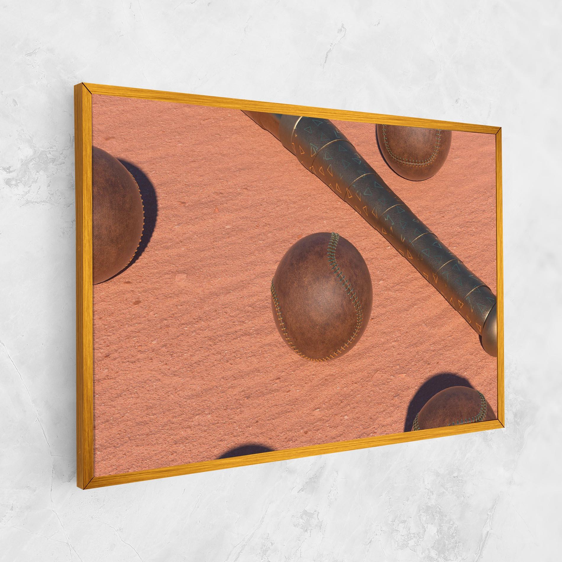 Vászonkép Baseball Set On Send mockup 1