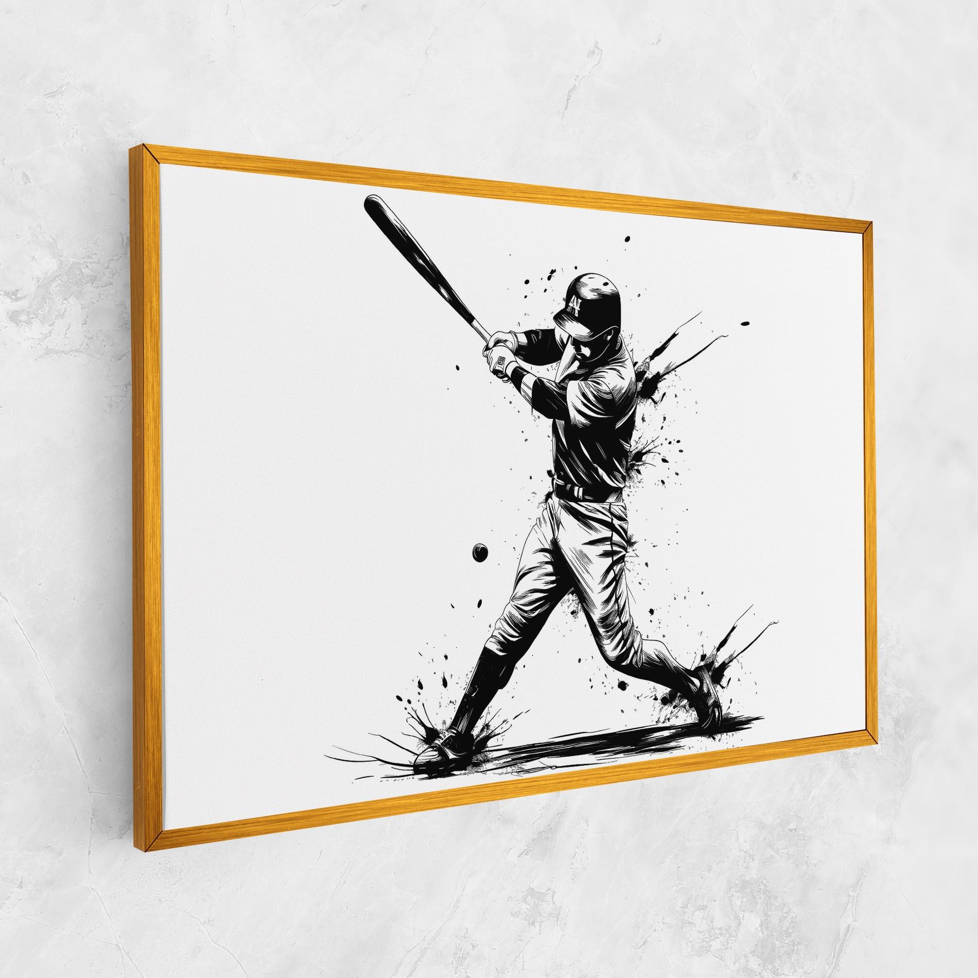 Vászonkép Baseball Splash mockup 1