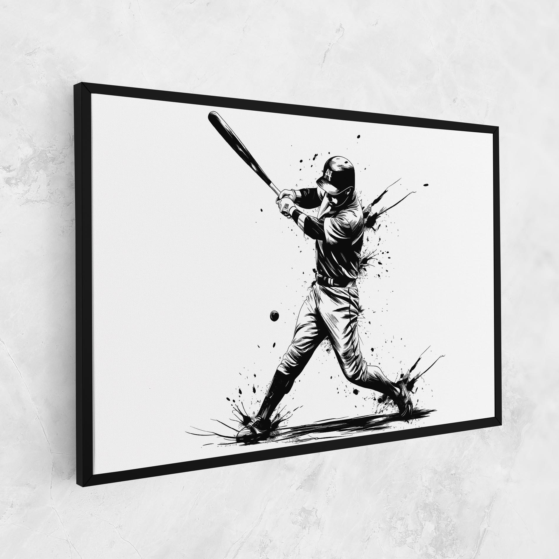 Vászonkép Baseball Splash mockup 1