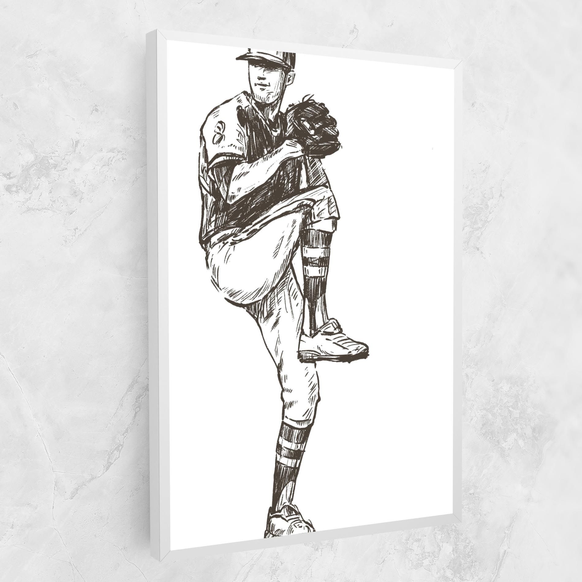 Baseball Player Line mockup 1