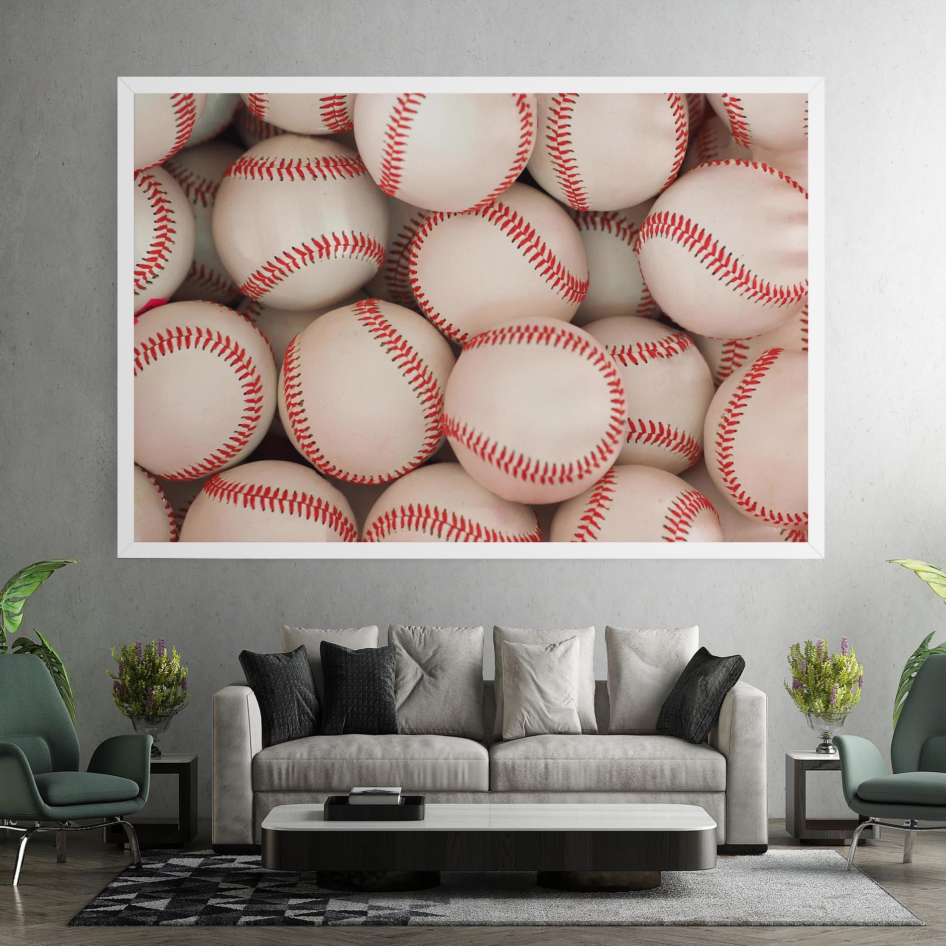 Vászonkép Baseball Balls Stack mockup 7