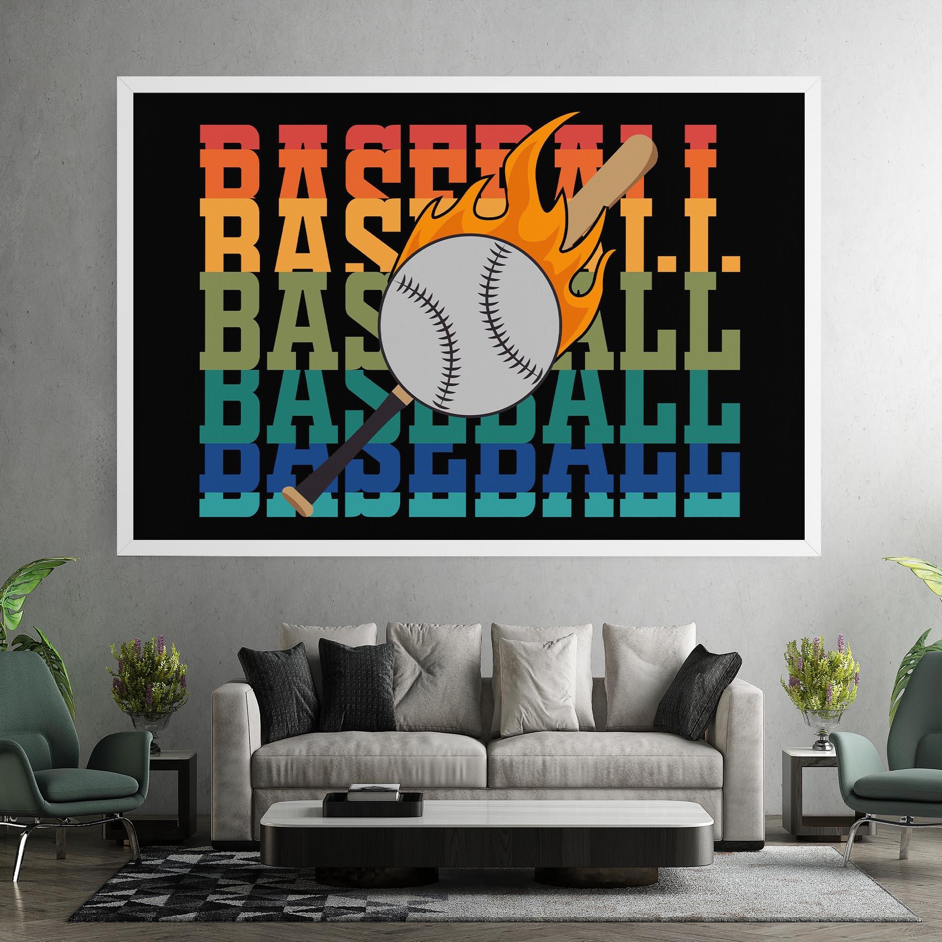 Vászonkép Baseball Color mockup 7