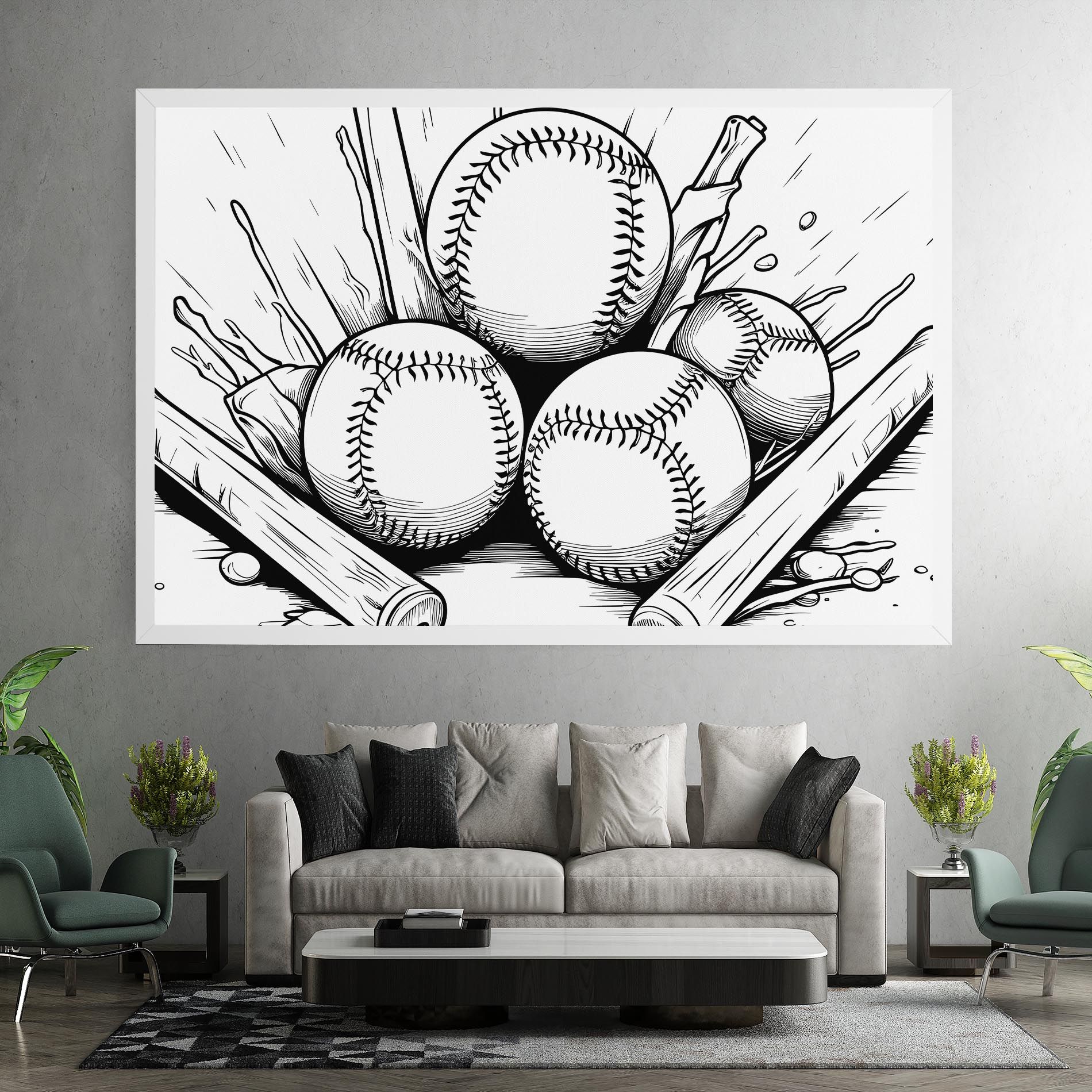 Big Baseball Ball mockup 7