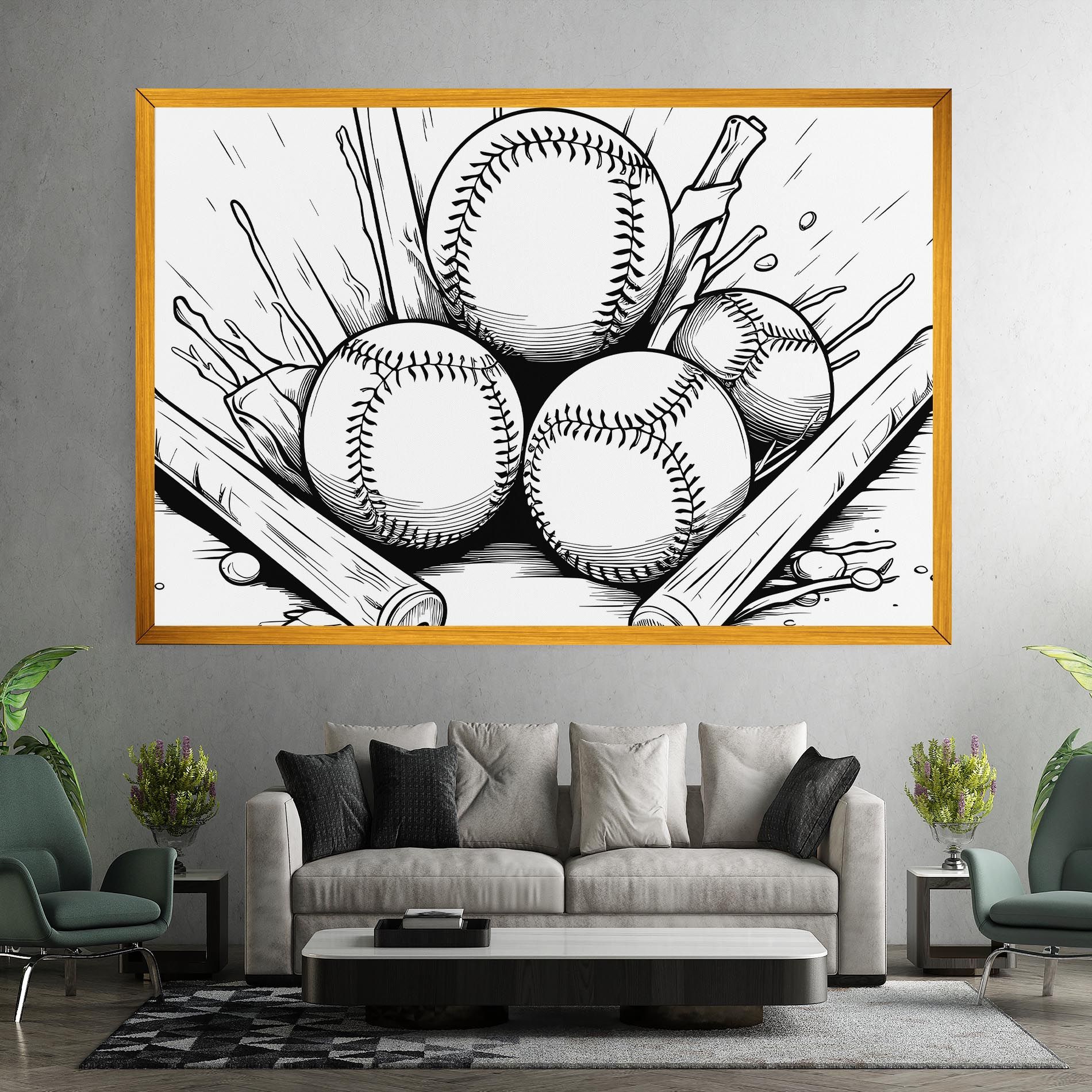 Big Baseball Ball mockup 7