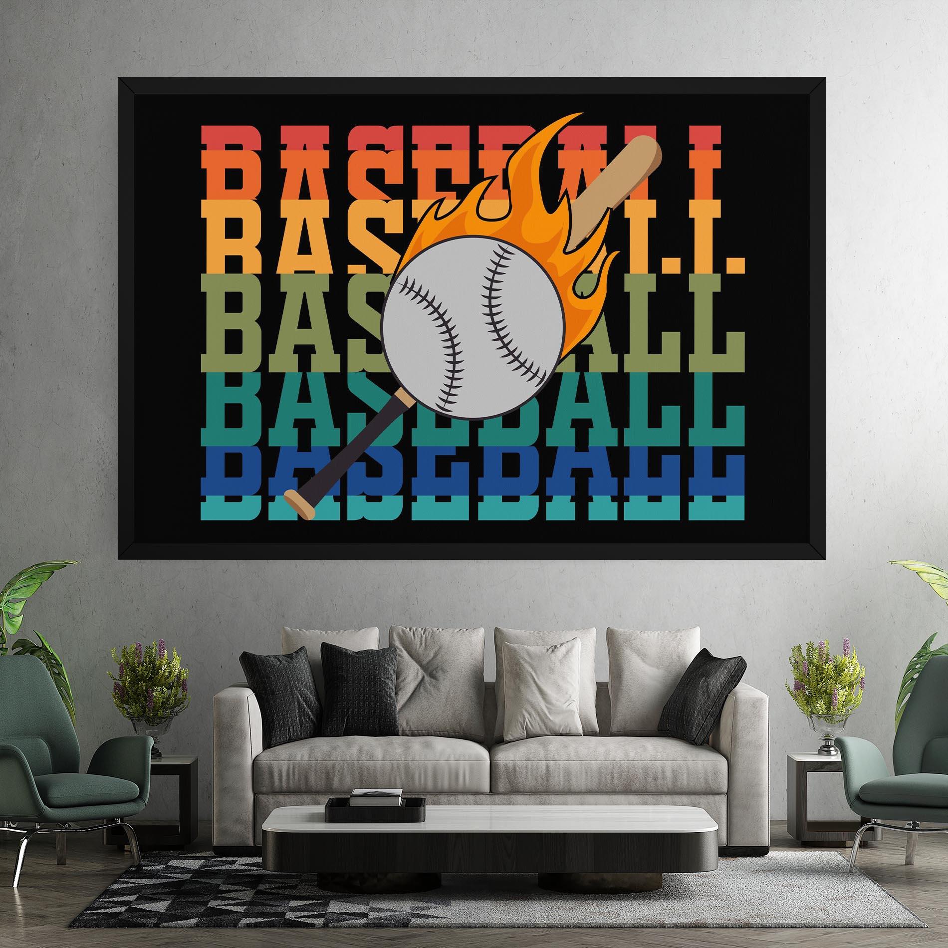 Vászonkép Baseball Color mockup 7