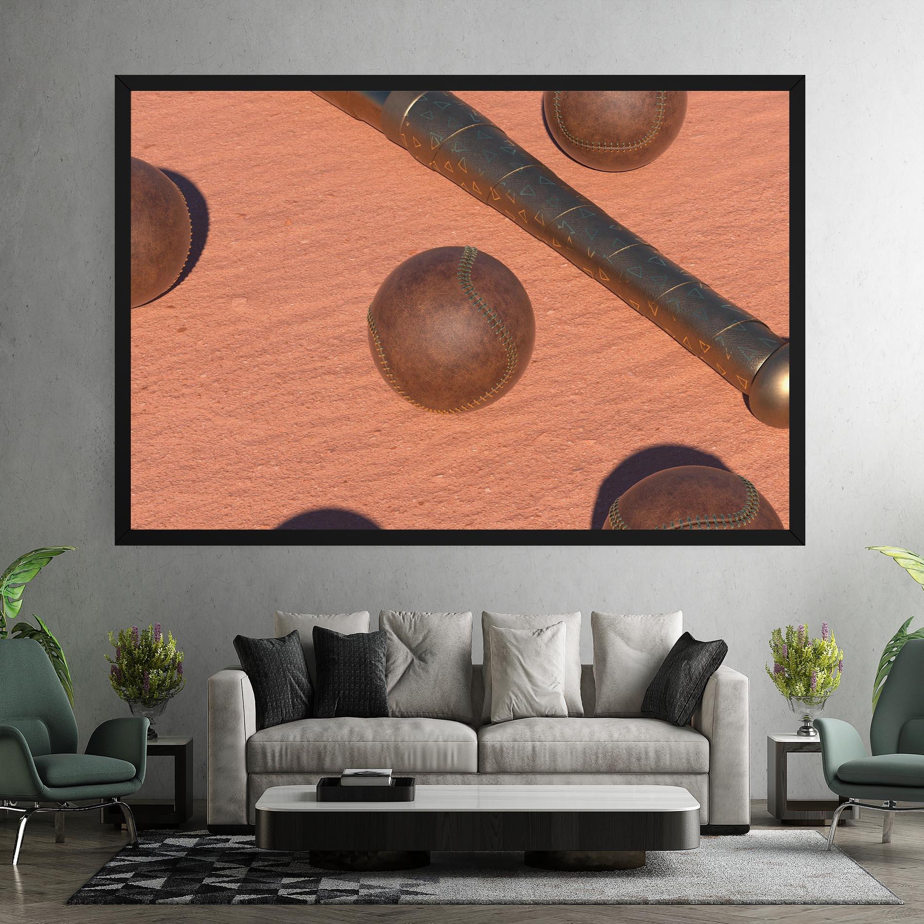 Vászonkép Baseball Set On Send mockup 7