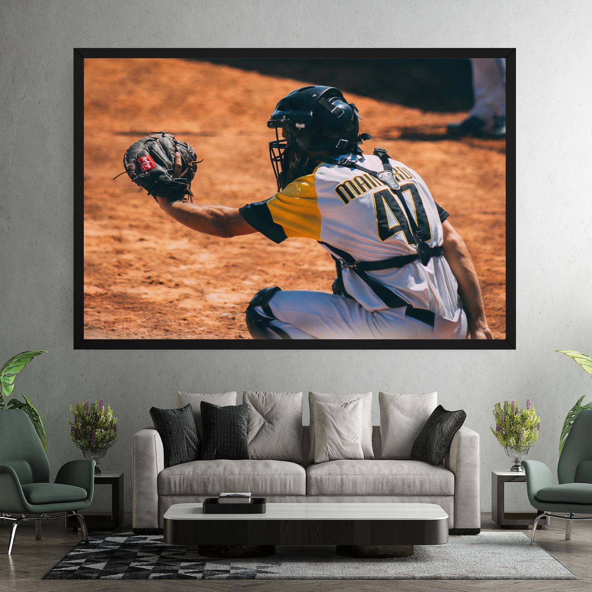 Vászonkép Number 47 Baseball mockup 7