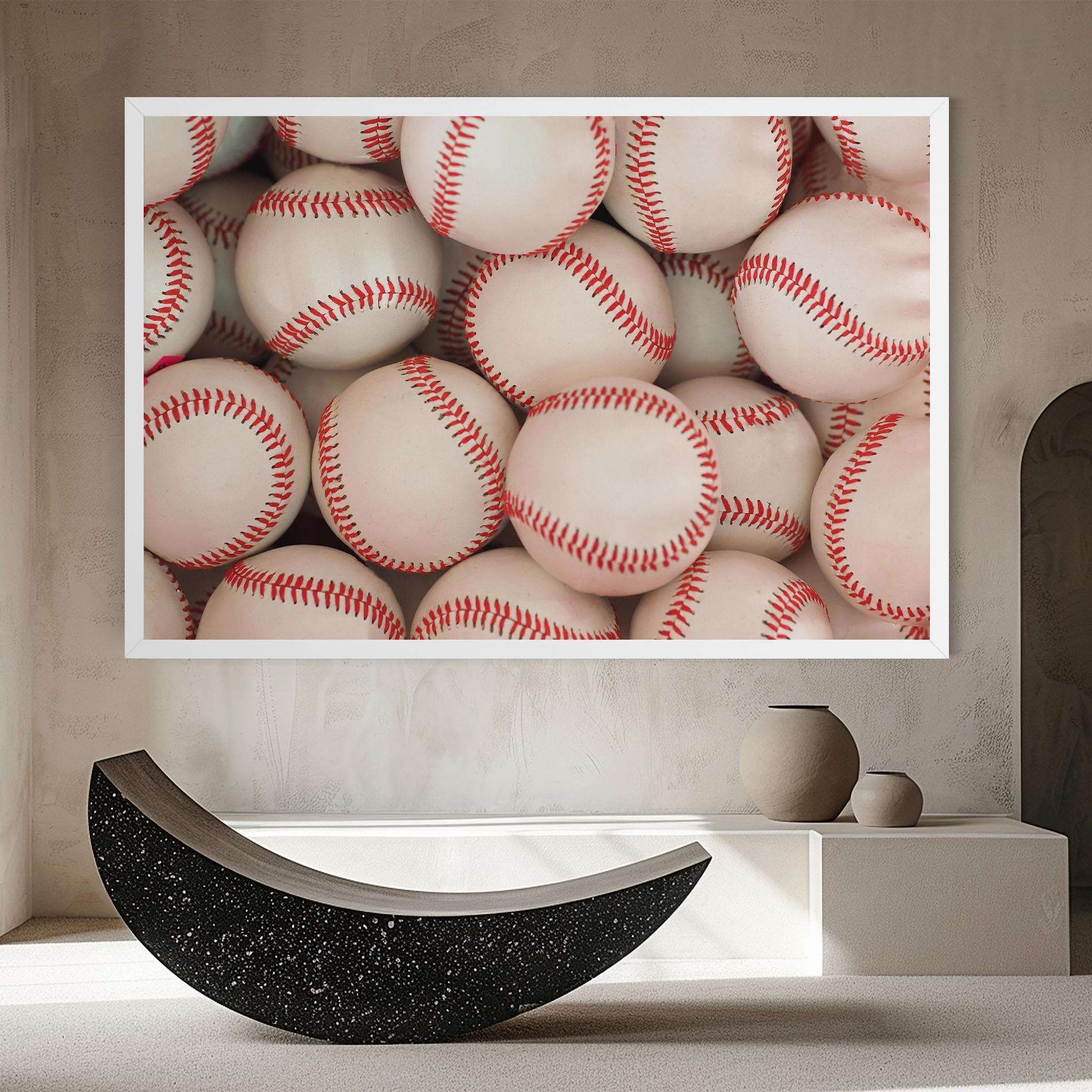 Vászonkép Baseball Balls Stack mockup 8