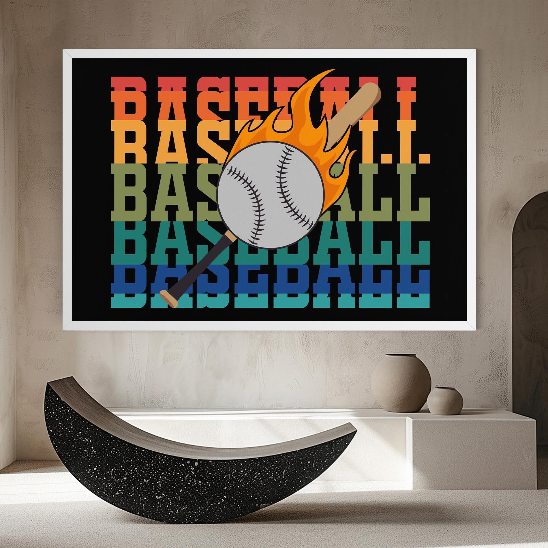 Vászonkép Baseball Color mockup 8