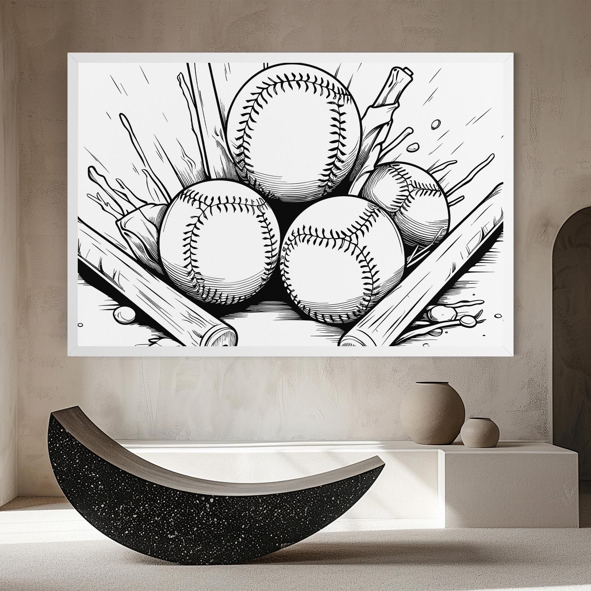 Big Baseball Ball mockup 8