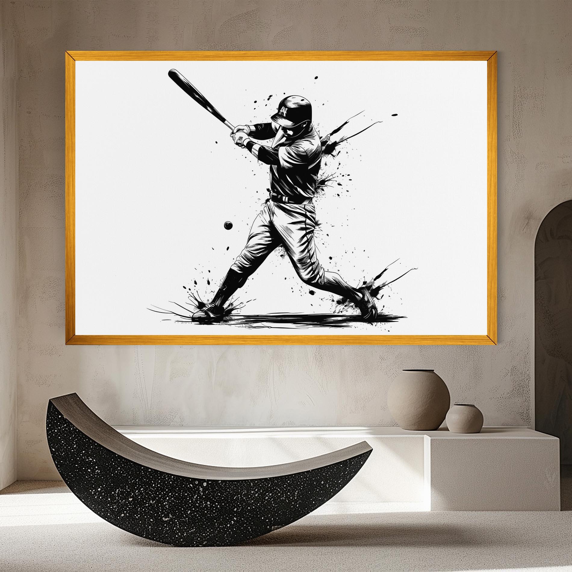 Vászonkép Baseball Splash mockup 8