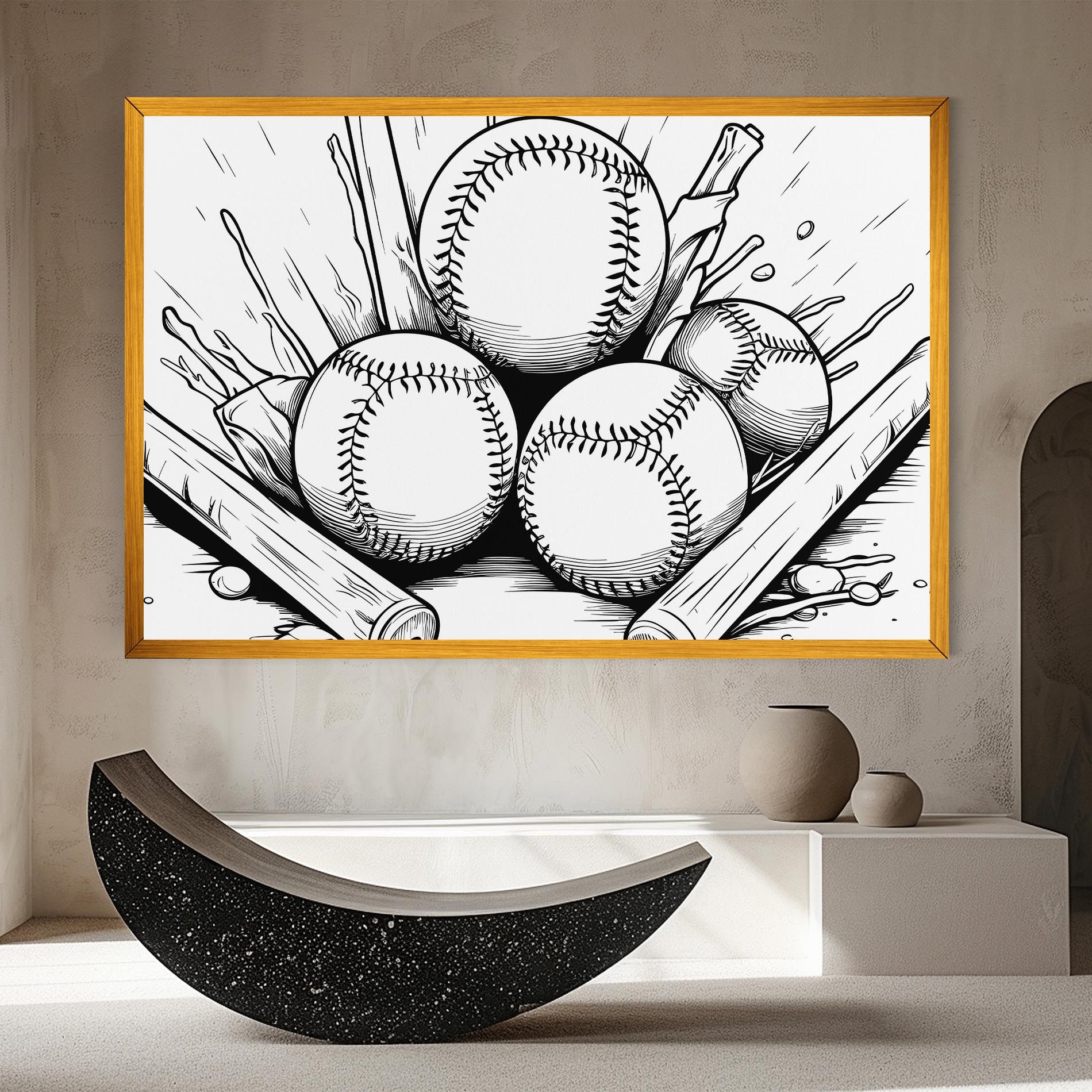 Big Baseball Ball mockup 8