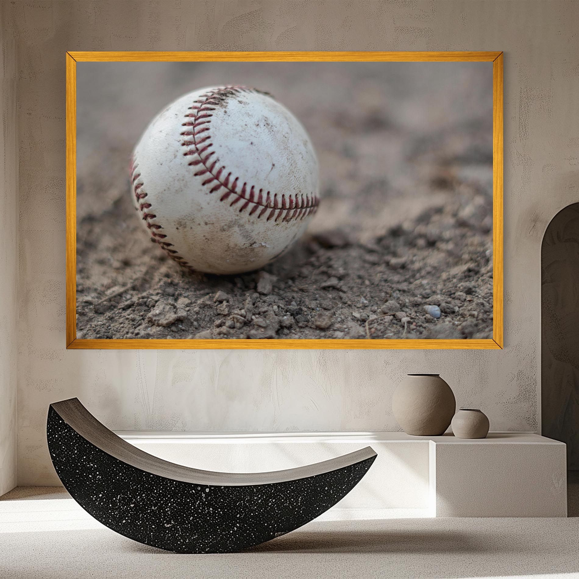 Dusty Baseball Ball mockup 8