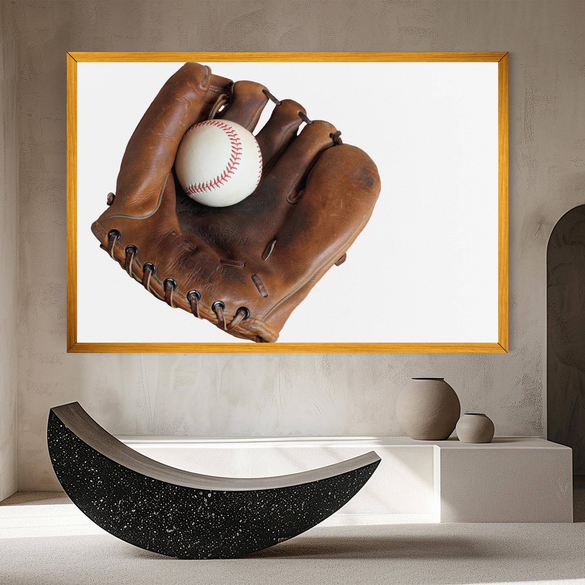 Vászonkép Holding Baseball Ball mockup 8