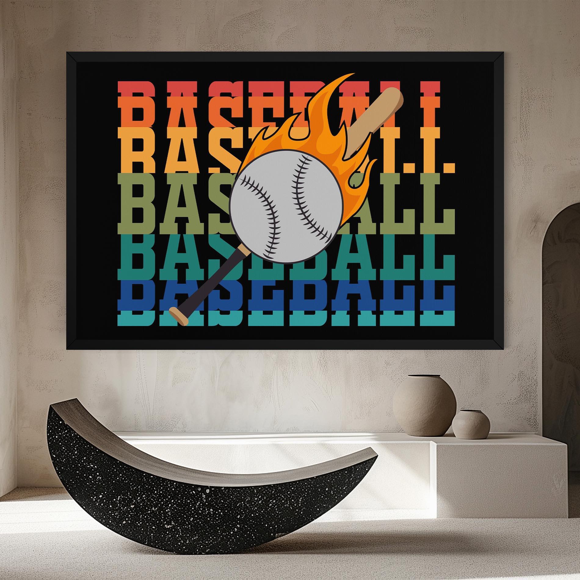 Vászonkép Baseball Color mockup 8