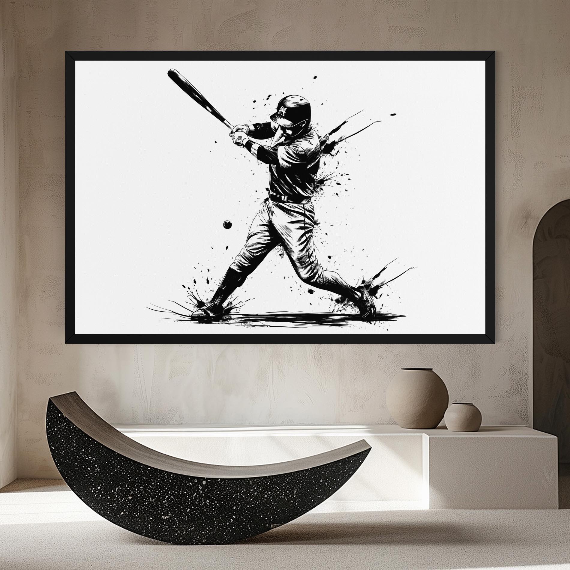 Vászonkép Baseball Splash mockup 8