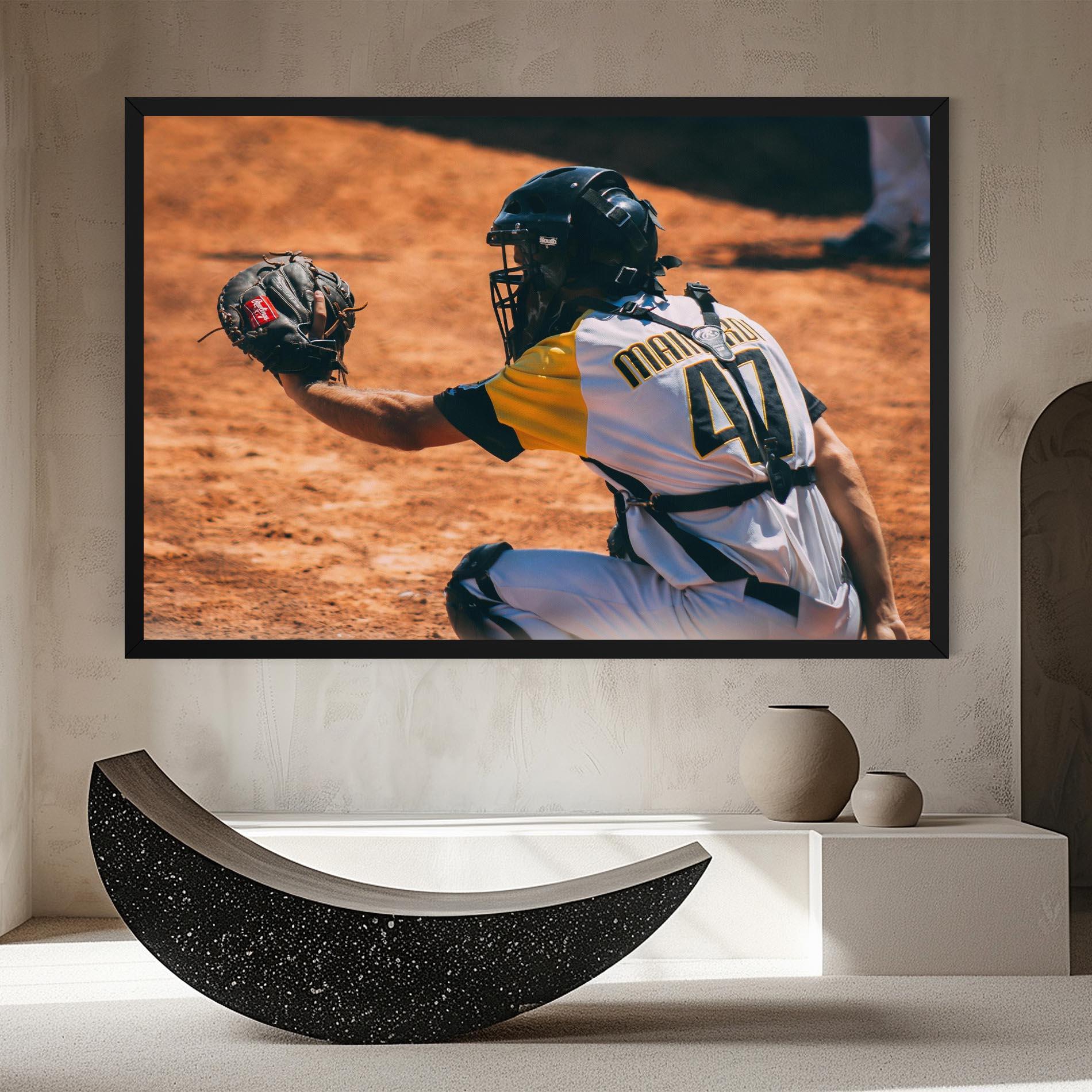 Vászonkép Number 47 Baseball mockup 8