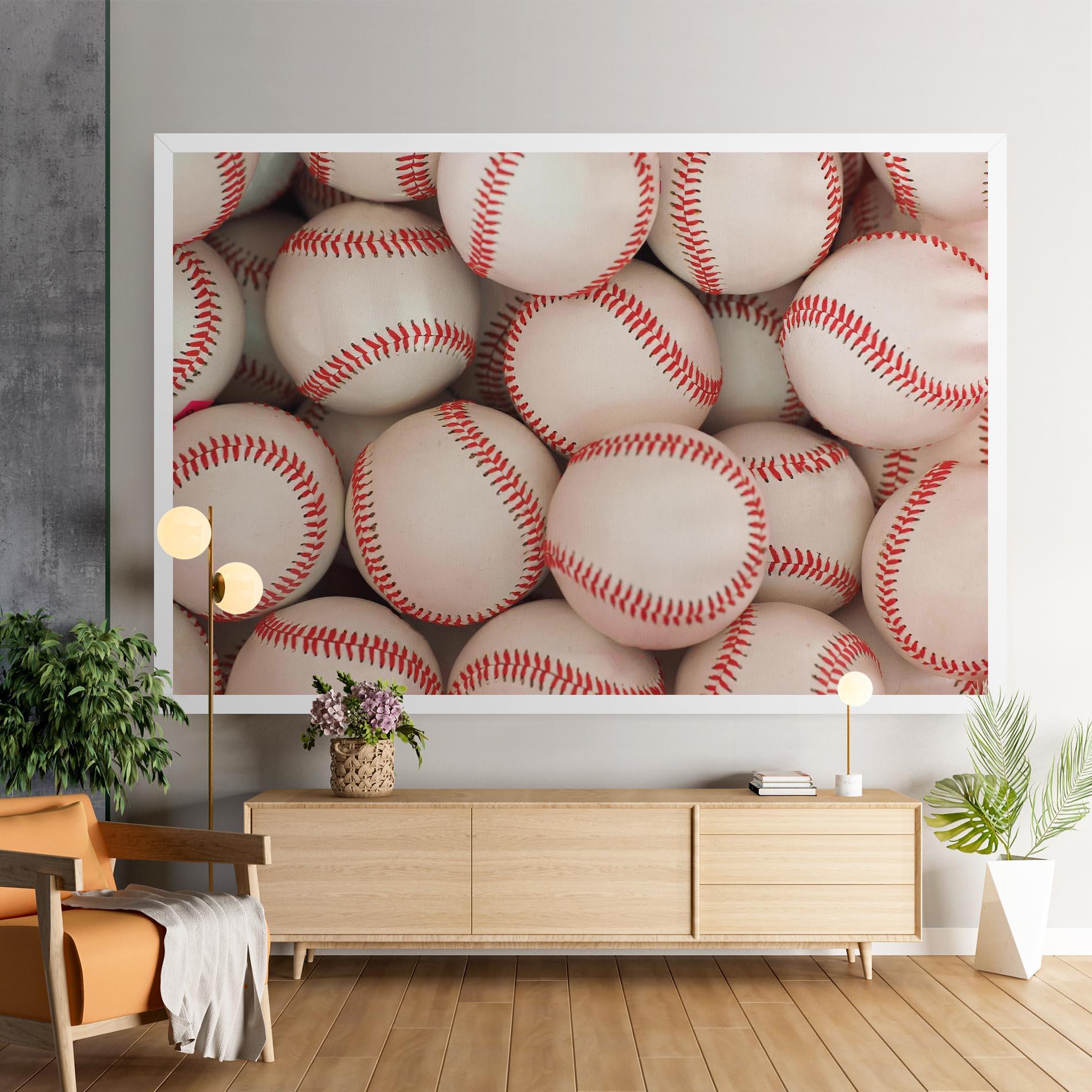 Vászonkép Baseball Balls Stack mockup 9