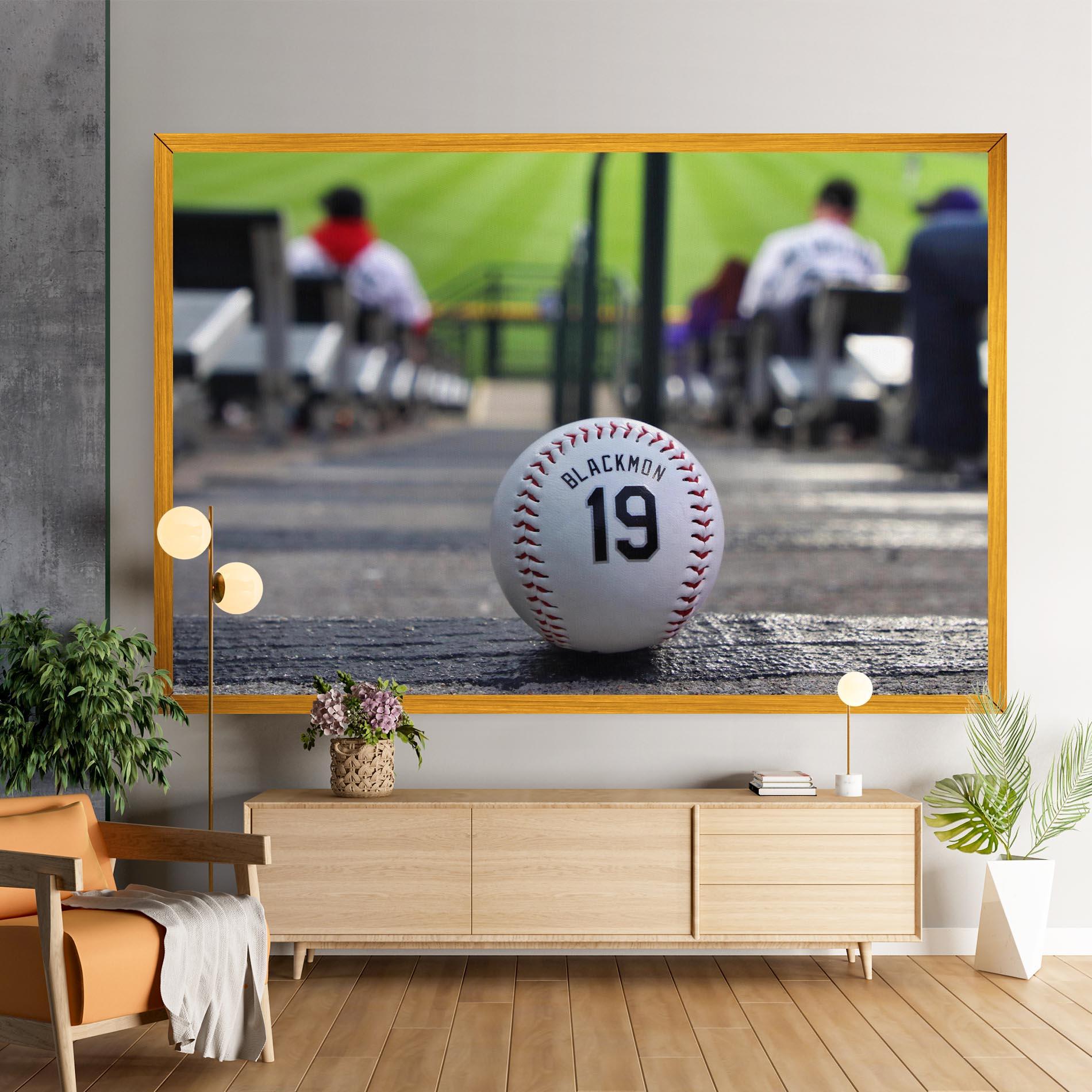 Vászonkép Baseball Nr 19 mockup 9