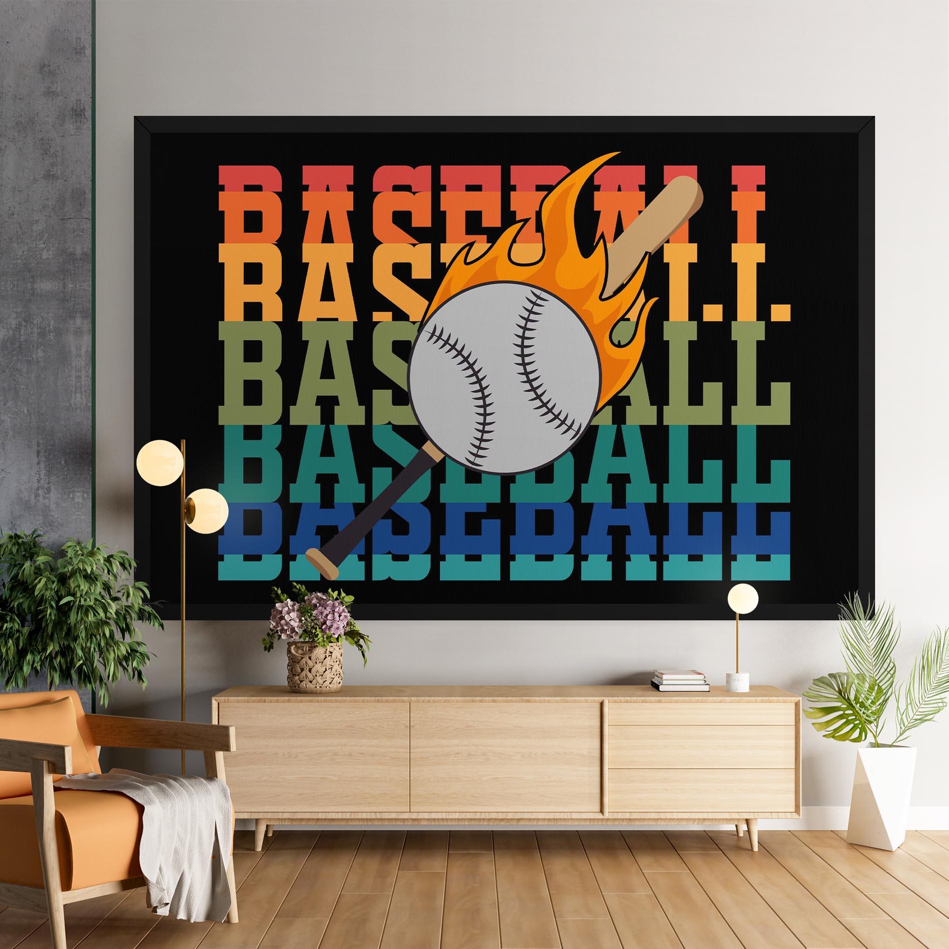 Vászonkép Baseball Color mockup 9