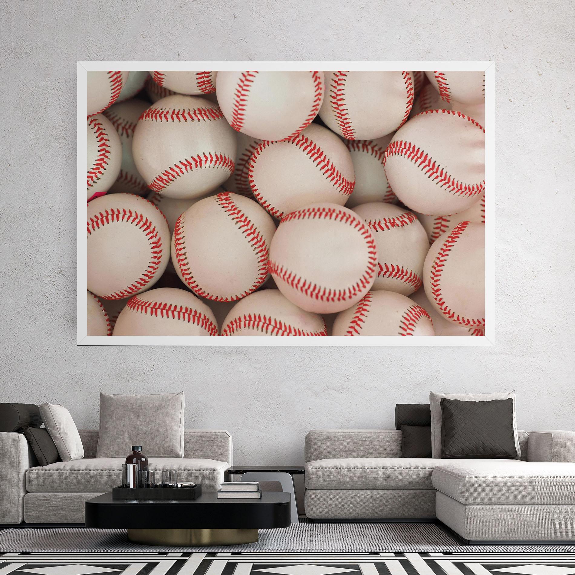 Vászonkép Baseball Balls Stack mockup 2
