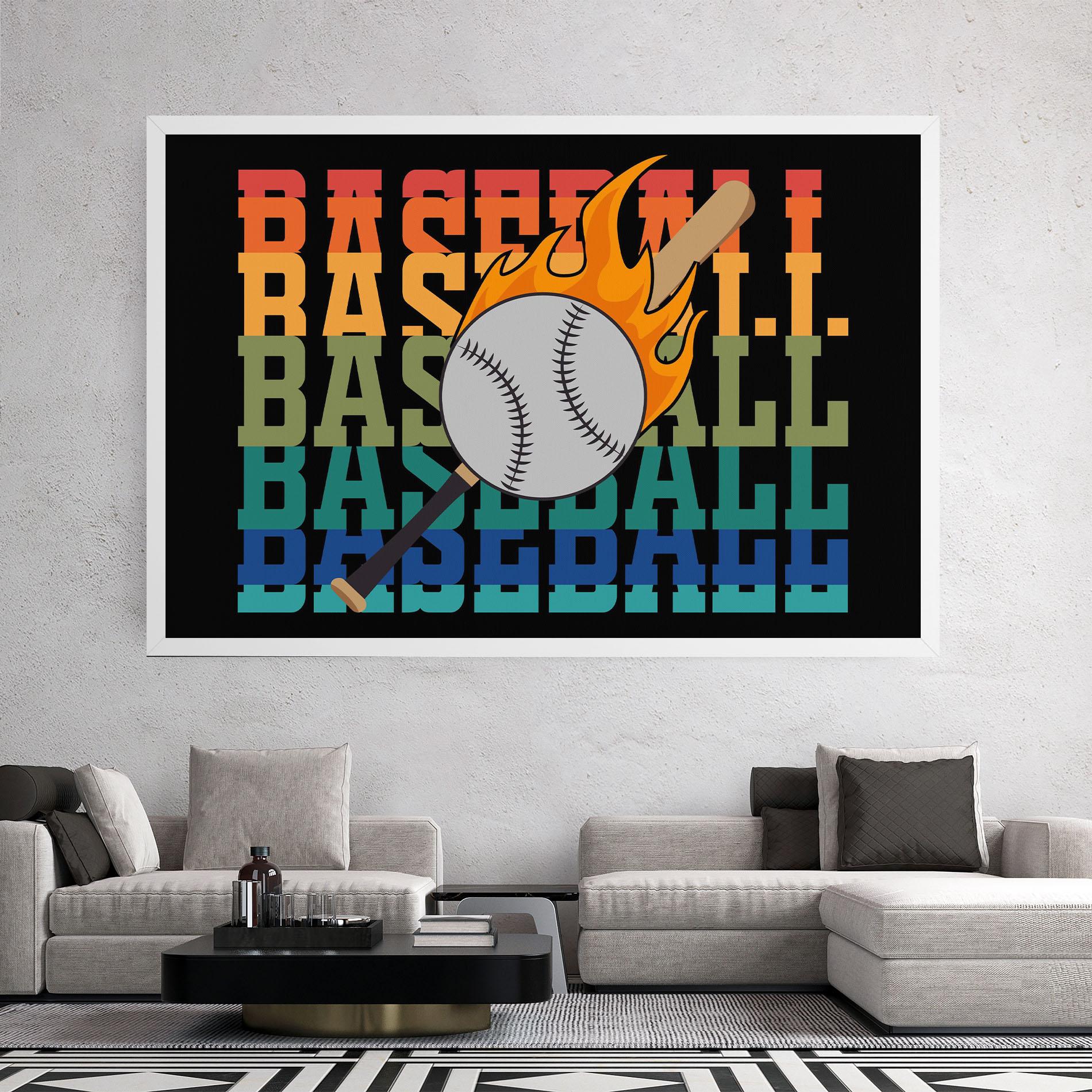 Vászonkép Baseball Color mockup 2