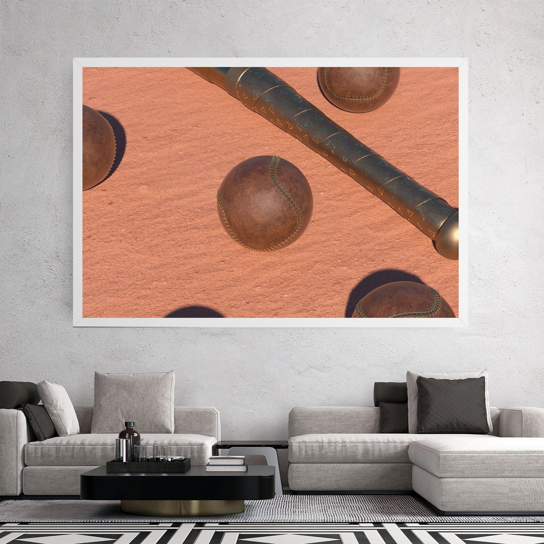 Vászonkép Baseball Set On Send mockup 2