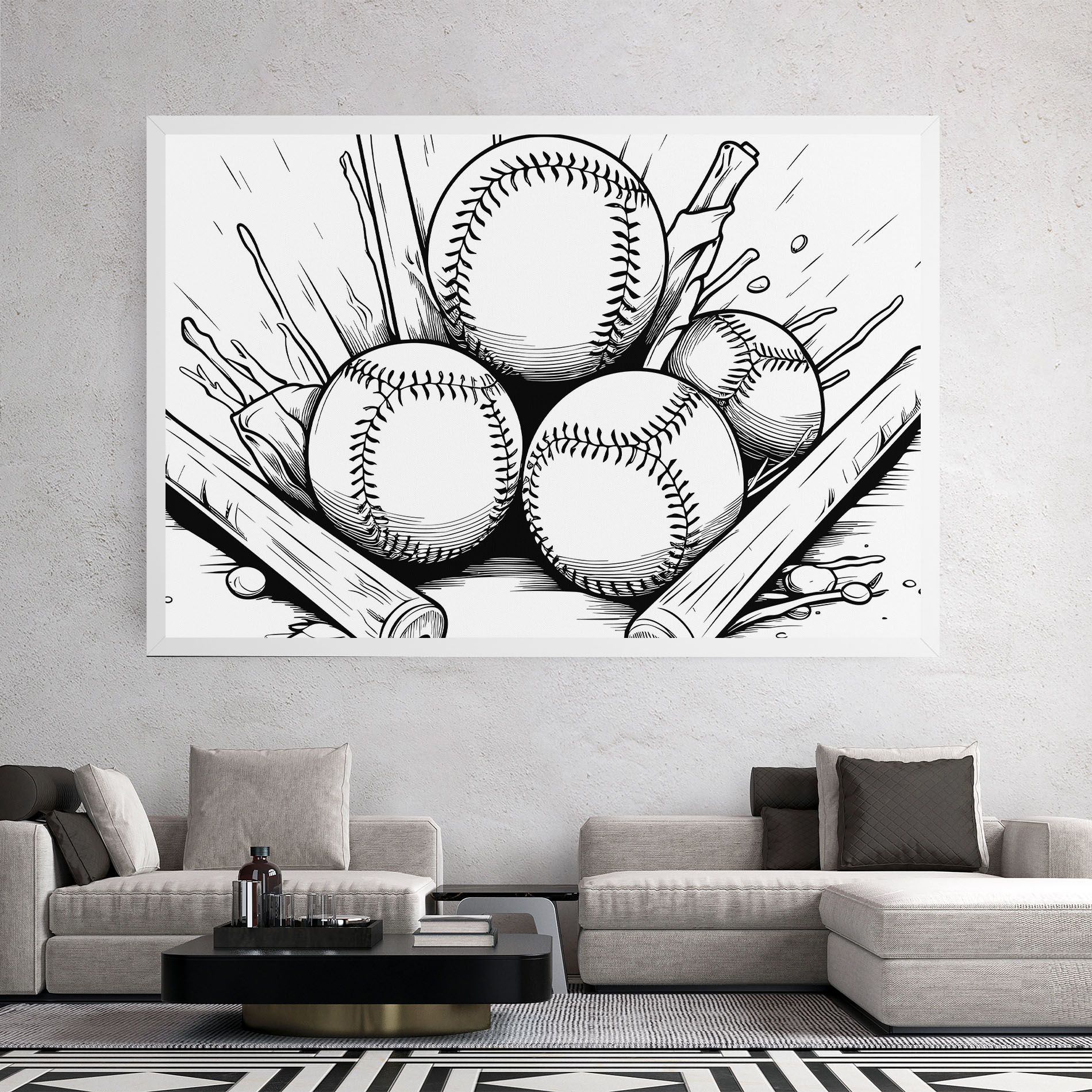 Big Baseball Ball mockup 2