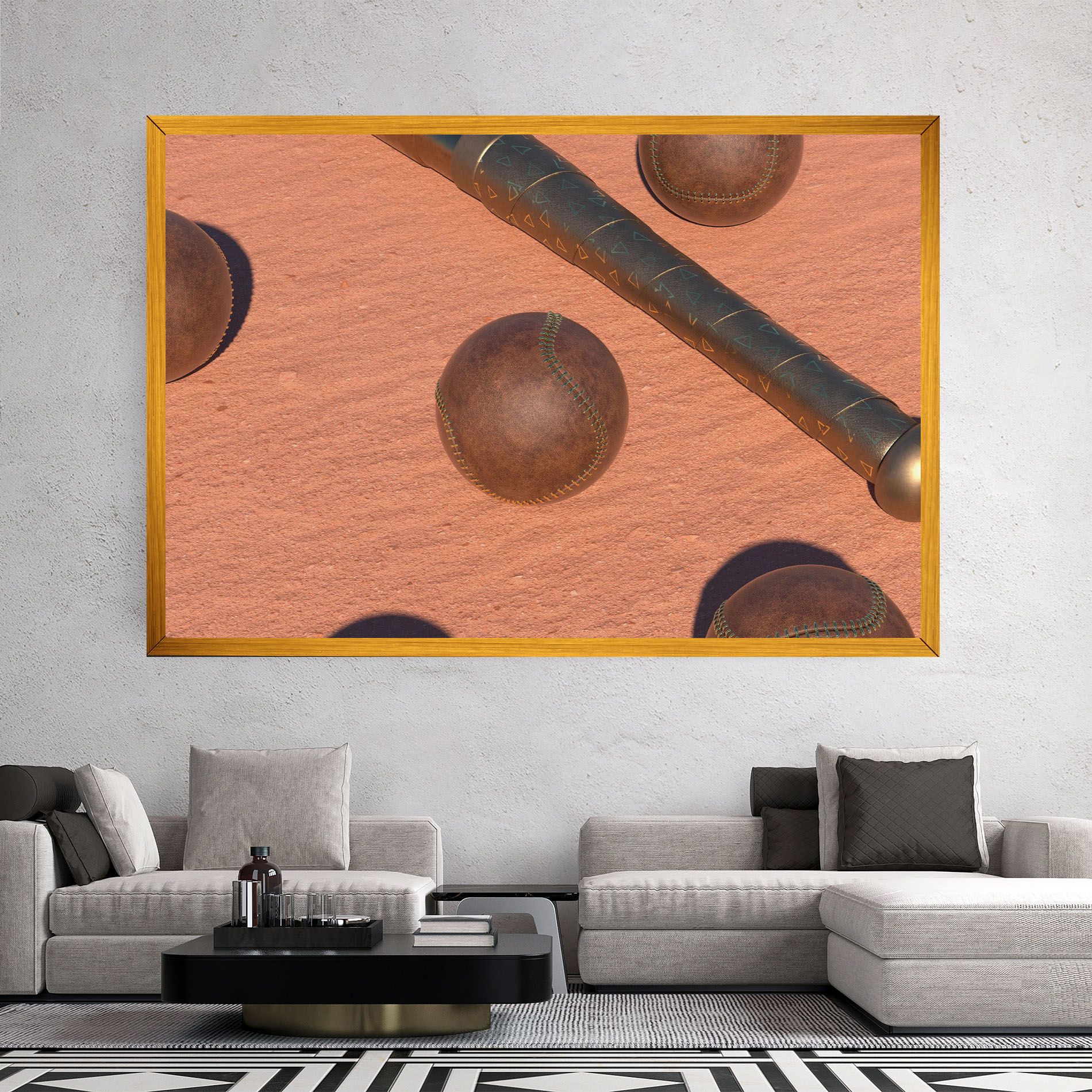 Baseball Set On Send mockup 2