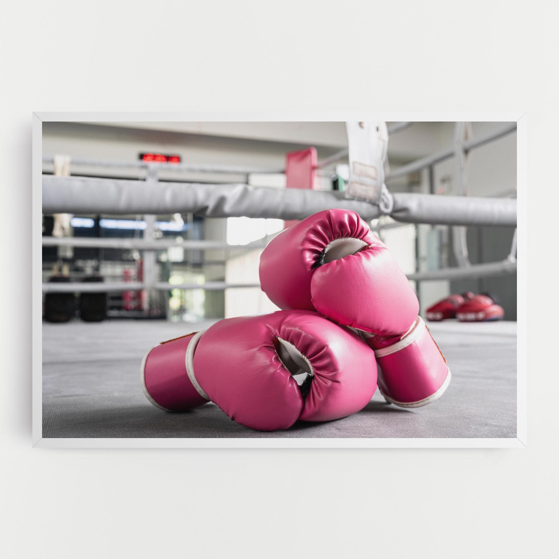 Pink Boxing Gloves mockup 0