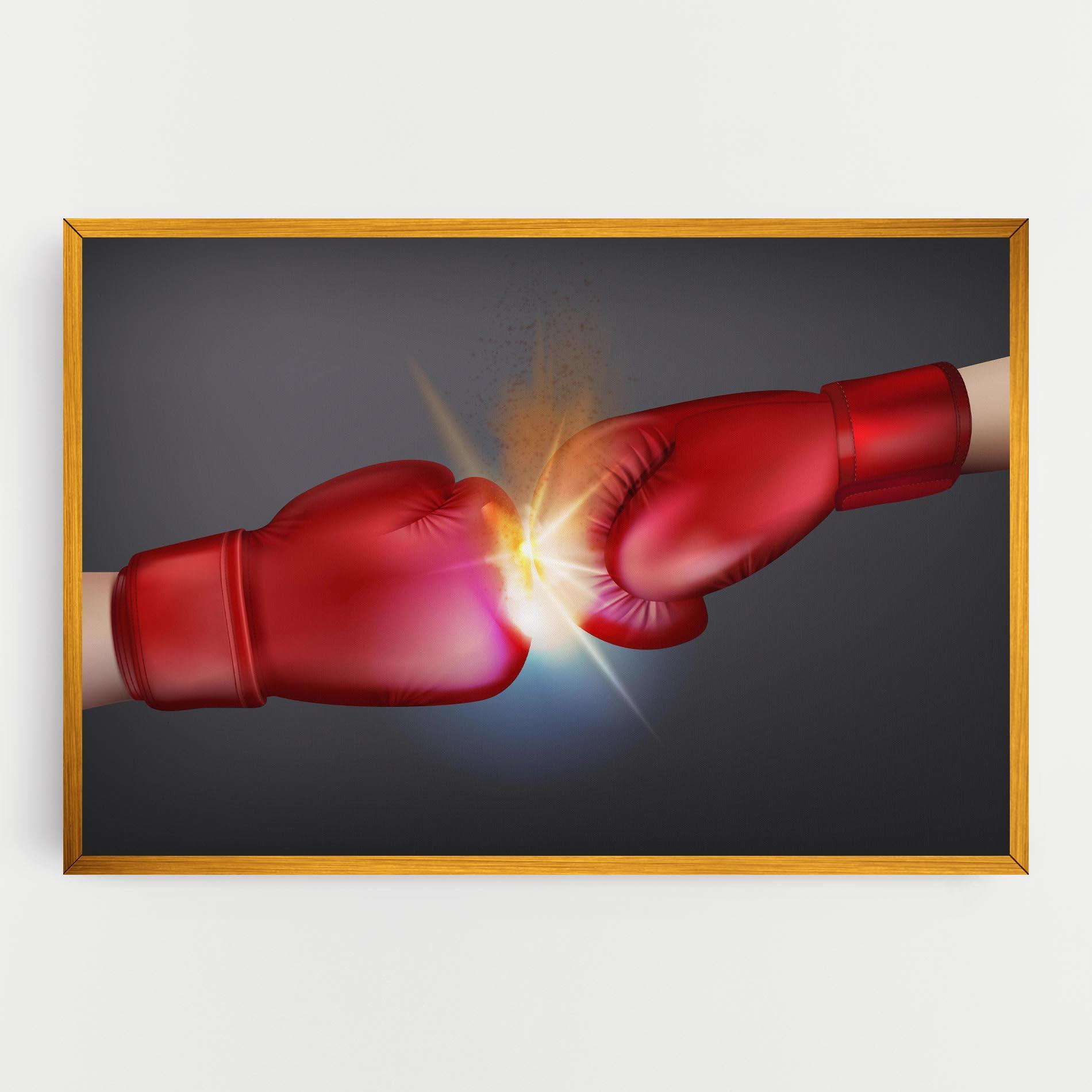 Vászonkép Box Explosion mockup 0