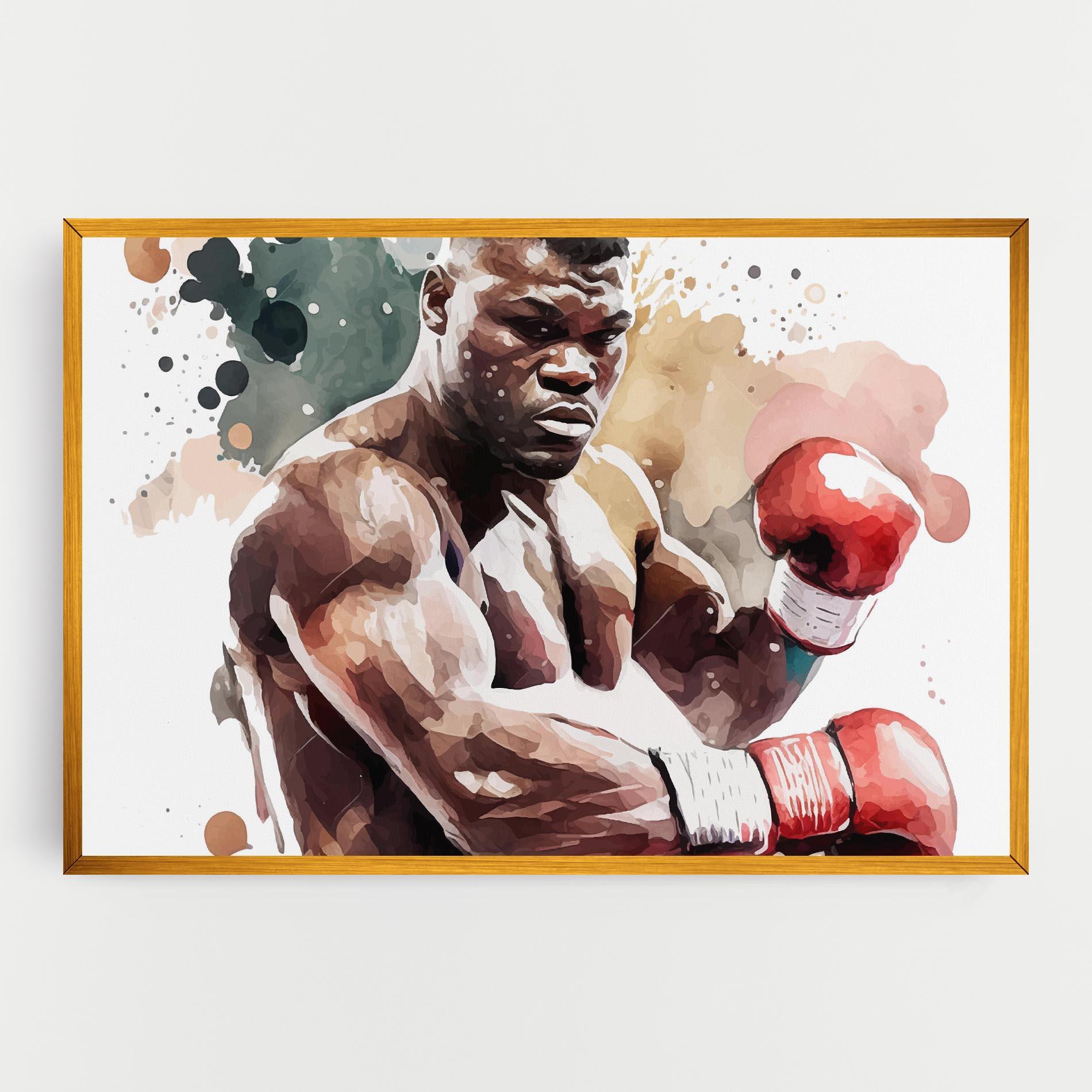 Vászonkép Boxing Cream Green mockup 0