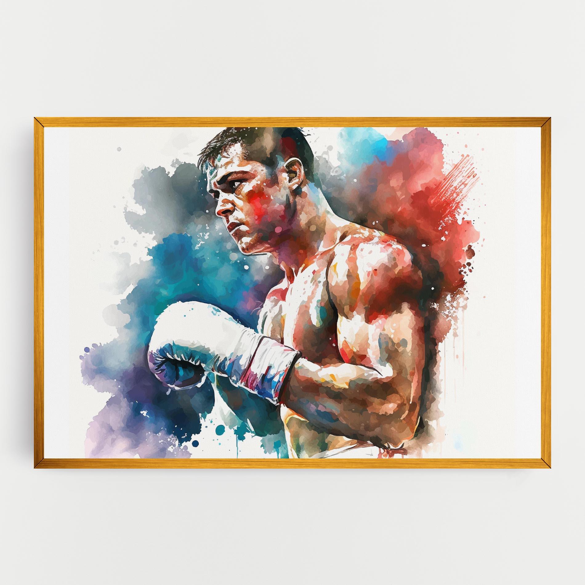 Vászonkép Boxing Red Blue mockup 0