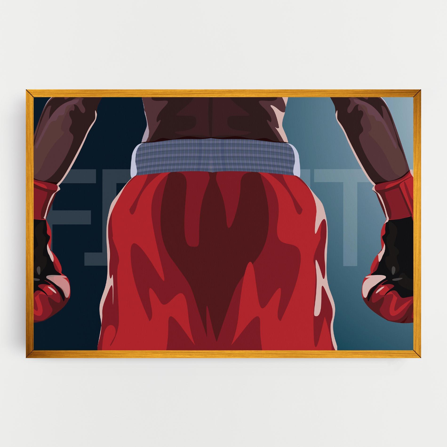 Vászonkép Fight Box mockup 0