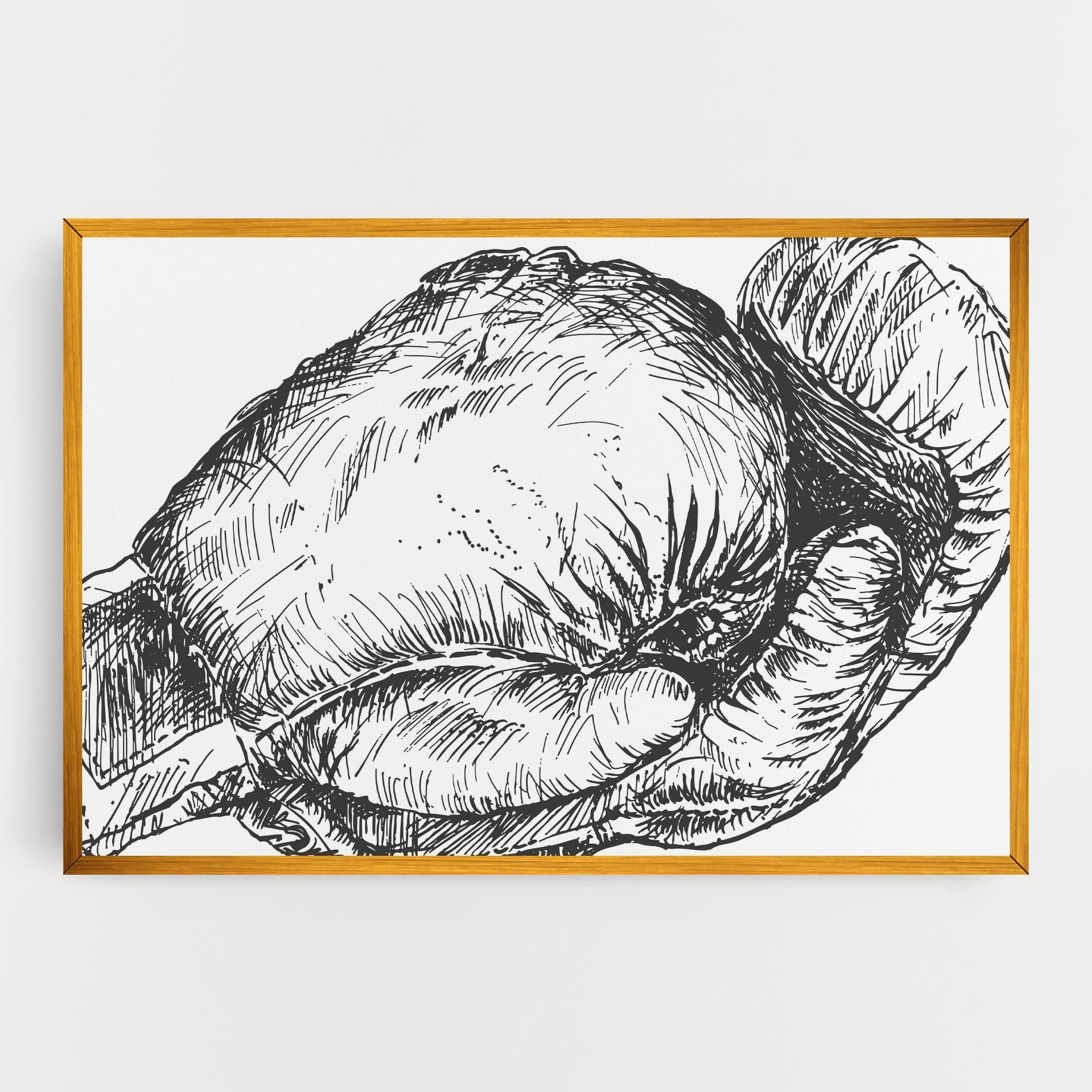 Grey Line Glove mockup 0