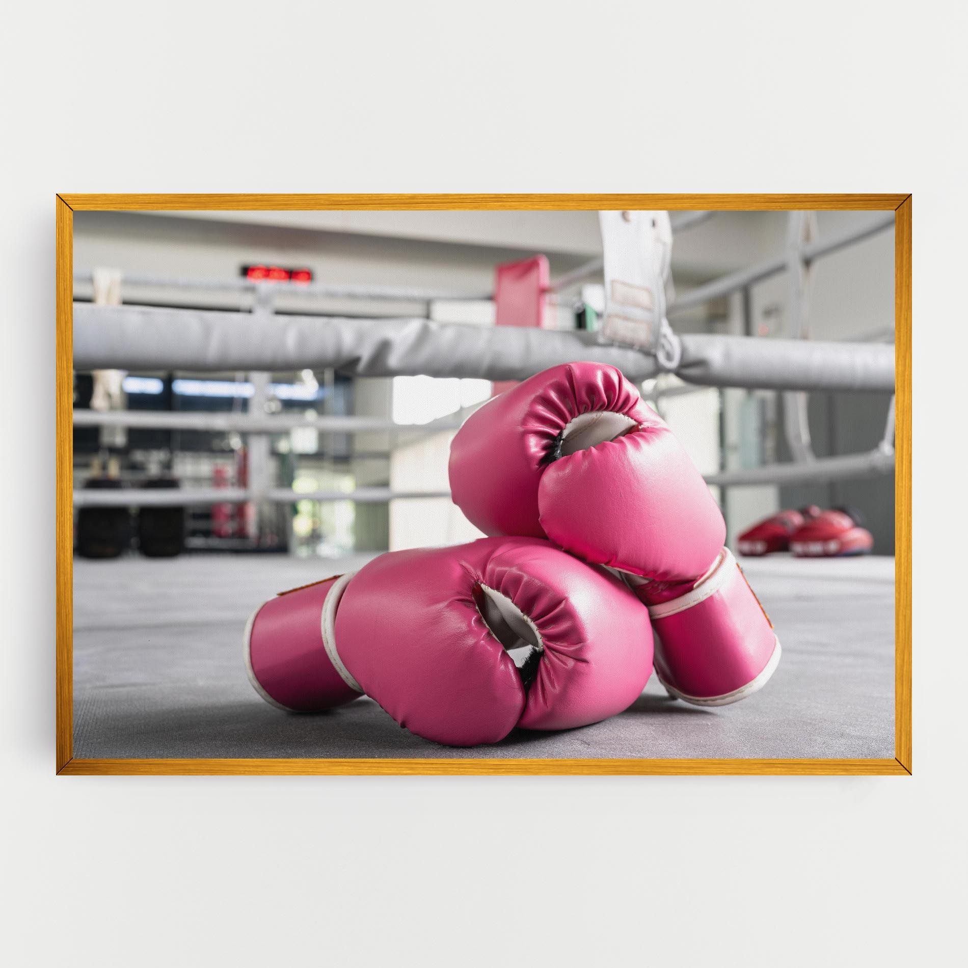 Pink Boxing Gloves mockup 0