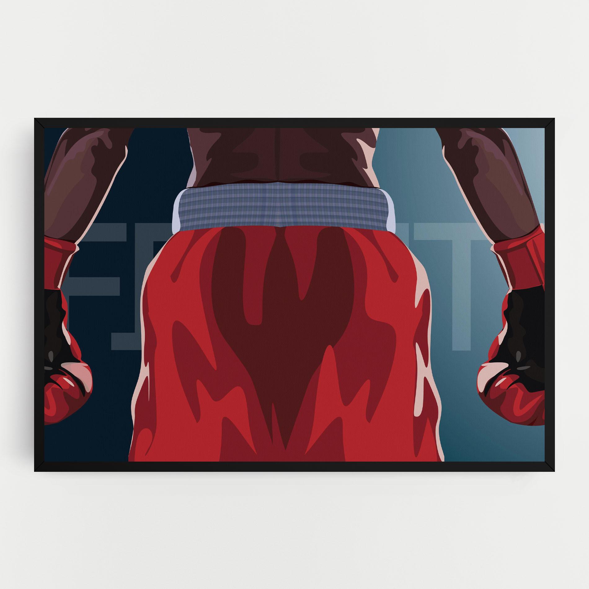 Vászonkép Fight Box mockup 0