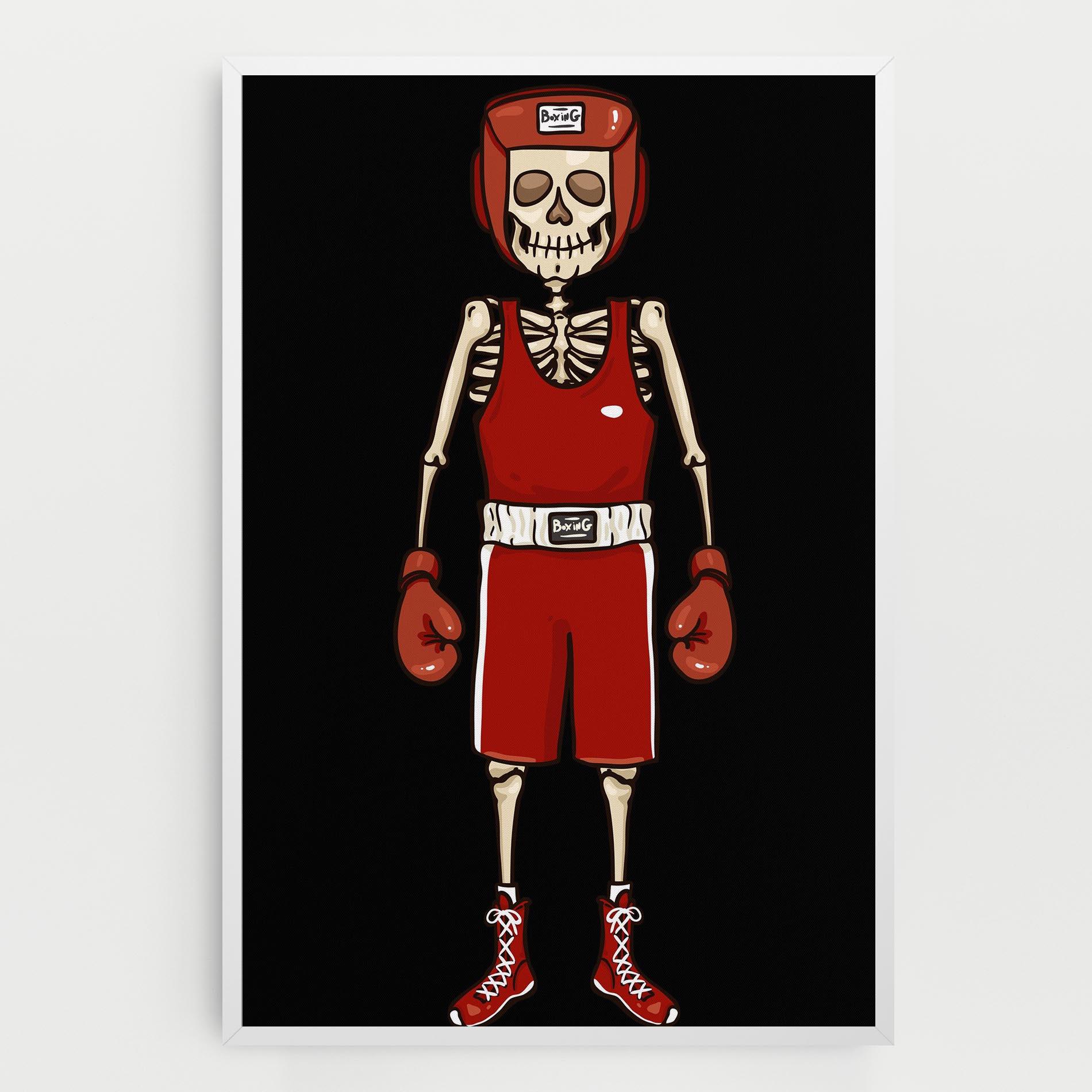 Vászonkép Bones Box mockup 0