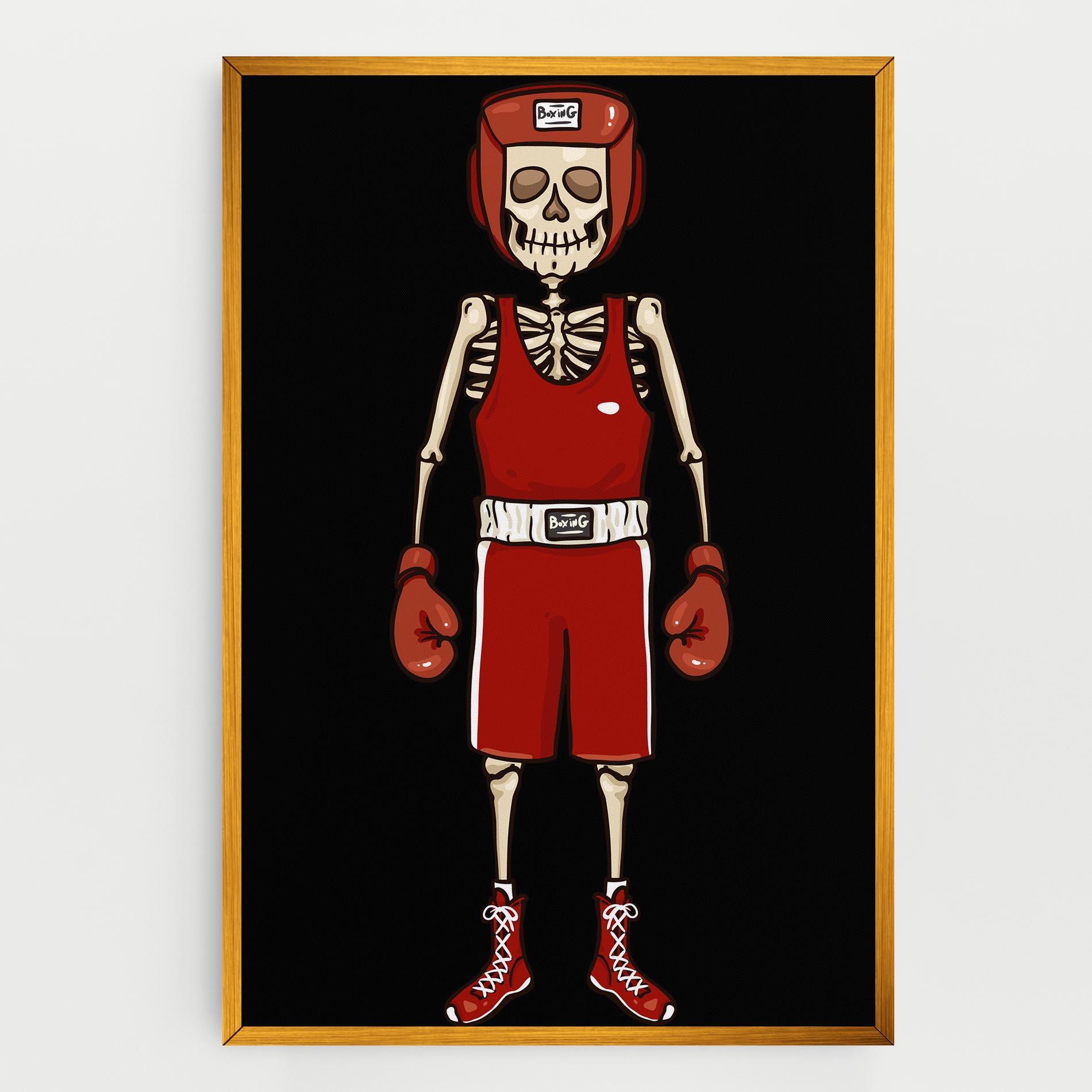 Vászonkép Bones Box mockup 0