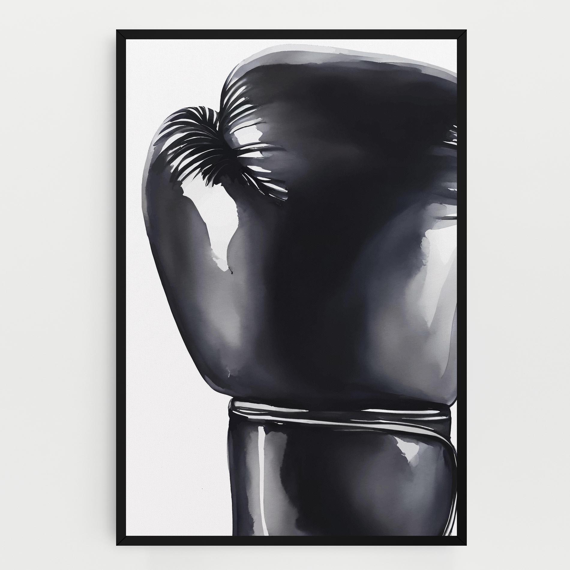 Vászonkép Black Box Glove mockup 0